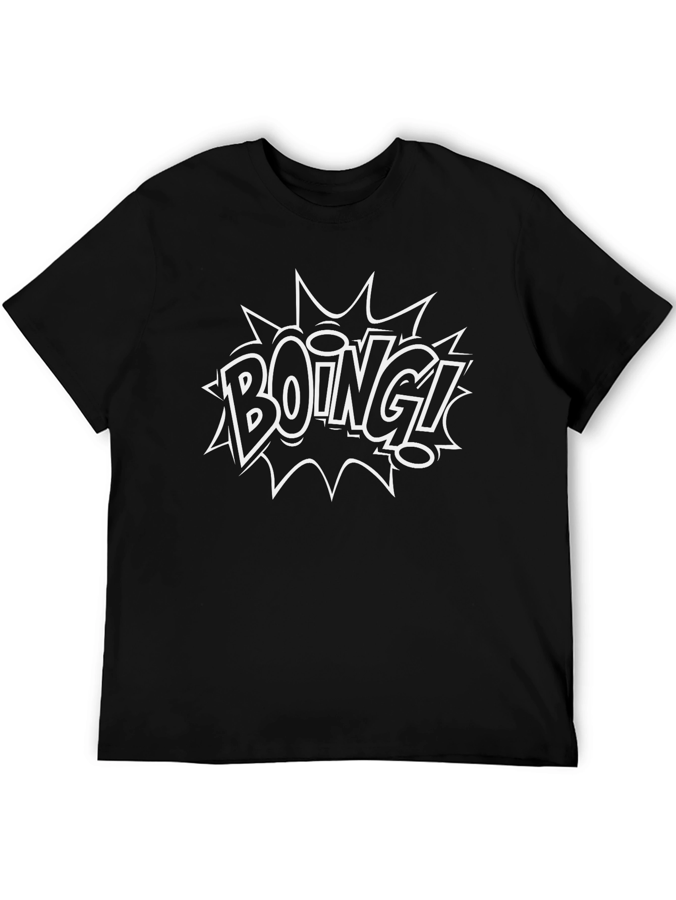 Boing! Graphic Print Black T-Shirt