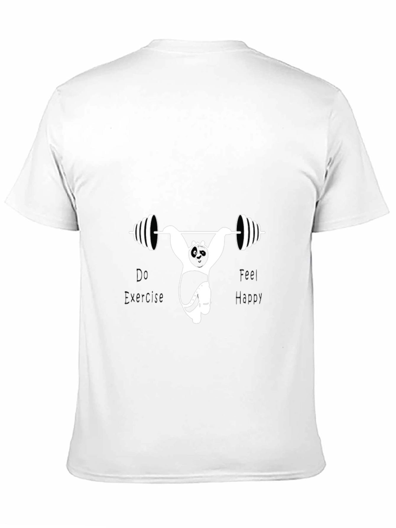 Panda Workout T-Shirt - Funny Fitness Tee