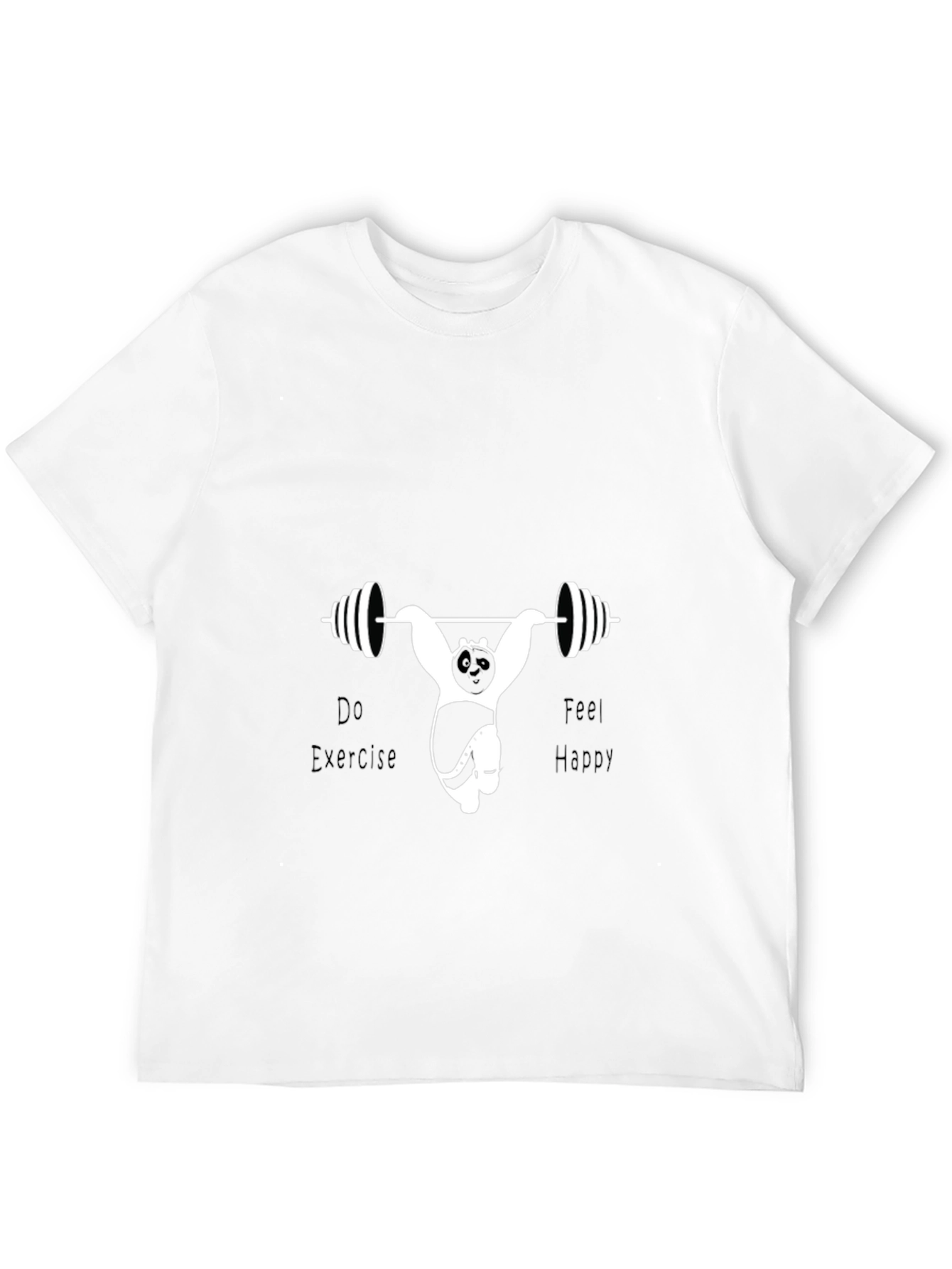 Panda Workout T-Shirt - Funny Fitness Tee