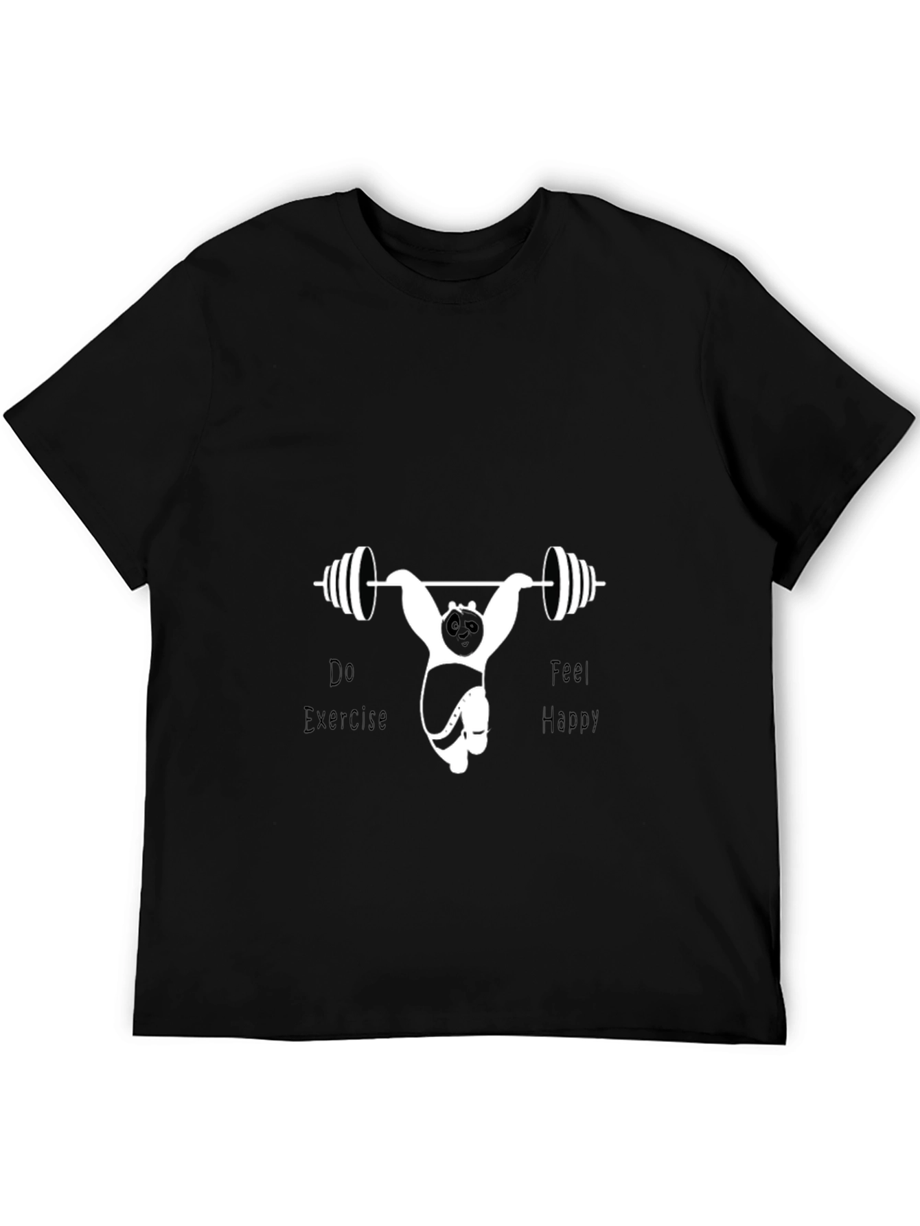 Panda Workout T-Shirt - Funny Fitness Tee