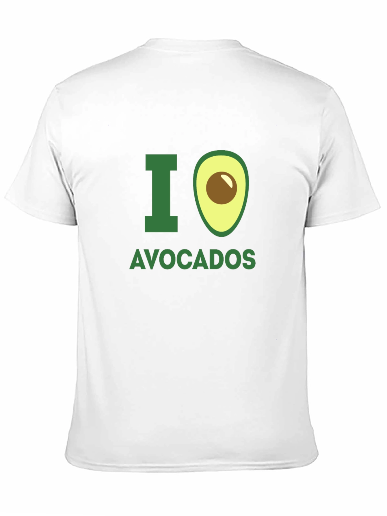 I Love Avocados Graphic T-Shirt - Black