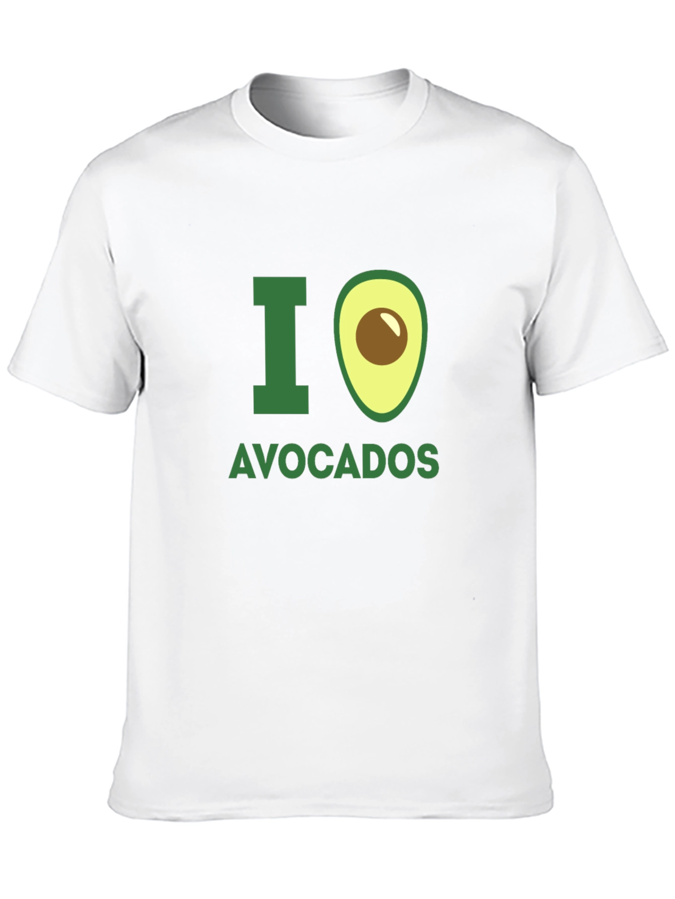 I Love Avocados Graphic T-Shirt - Black