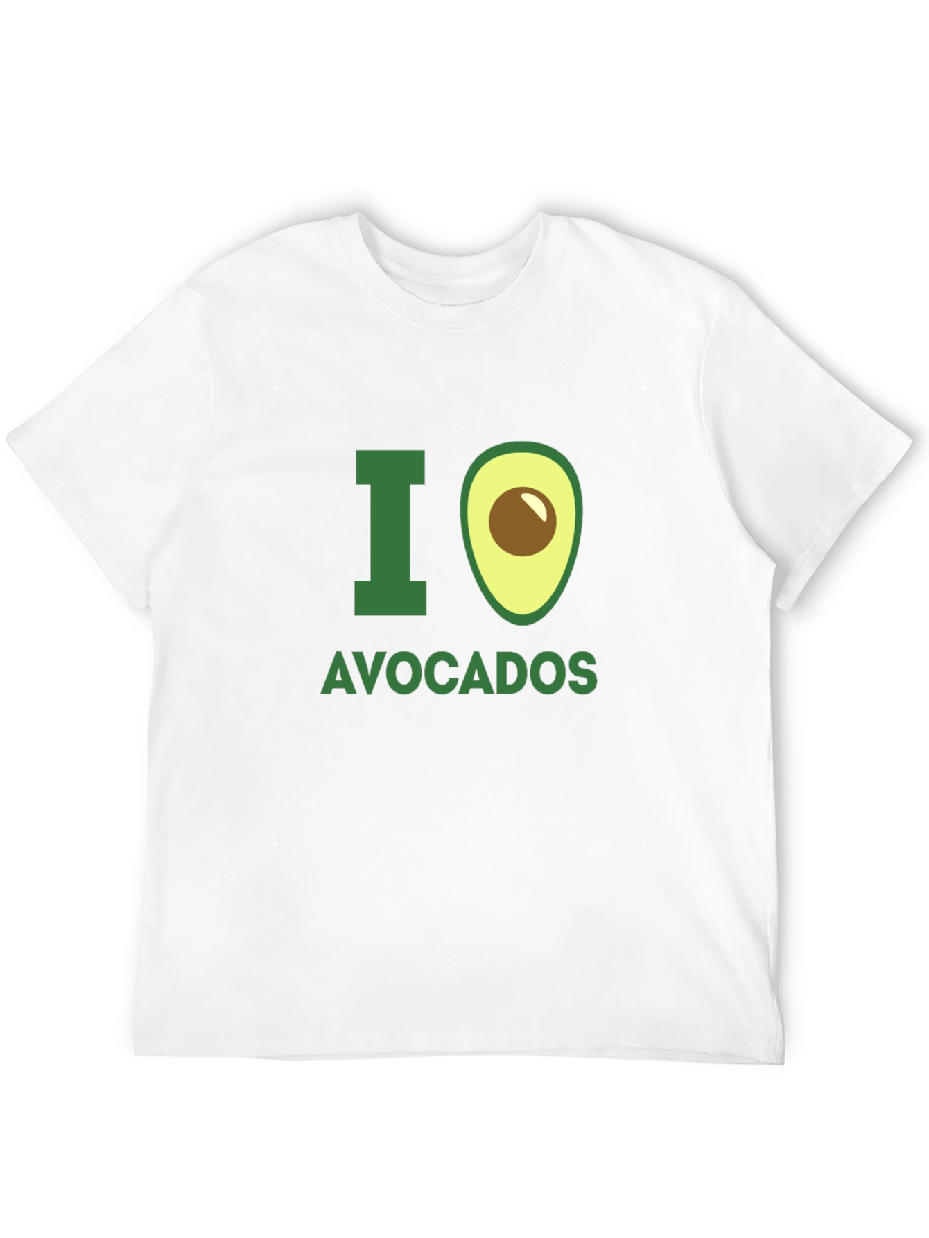 I Love Avocados Graphic T-Shirt - Black