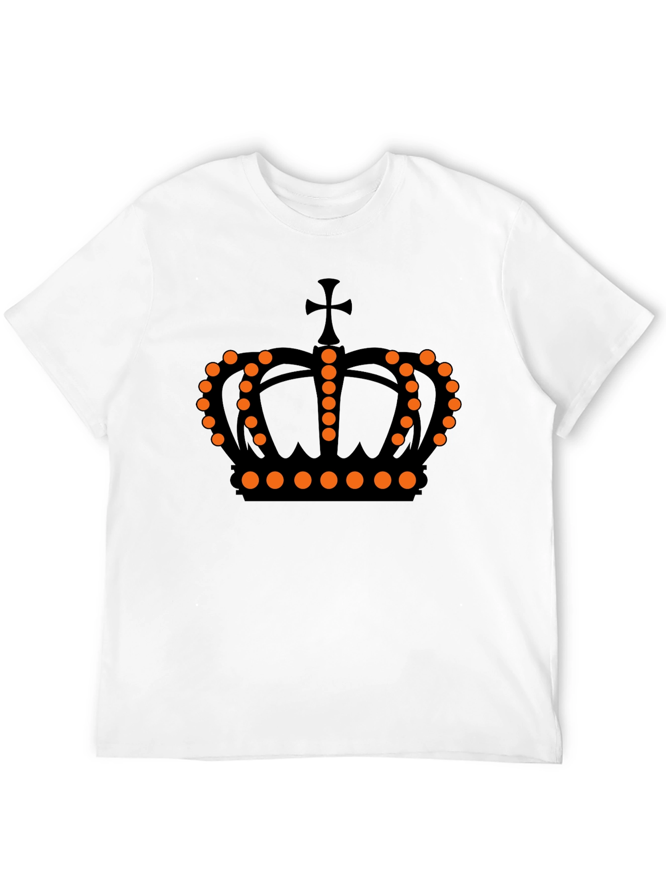 Crown Graphic Tee - Black Casual Shirt