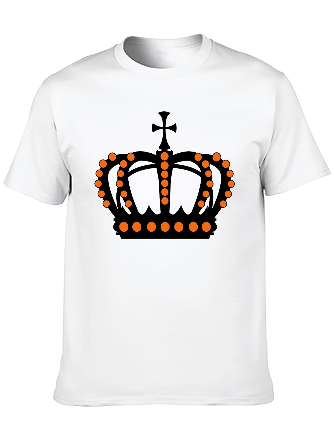 Crown Graphic Tee - Black Casual Shirt