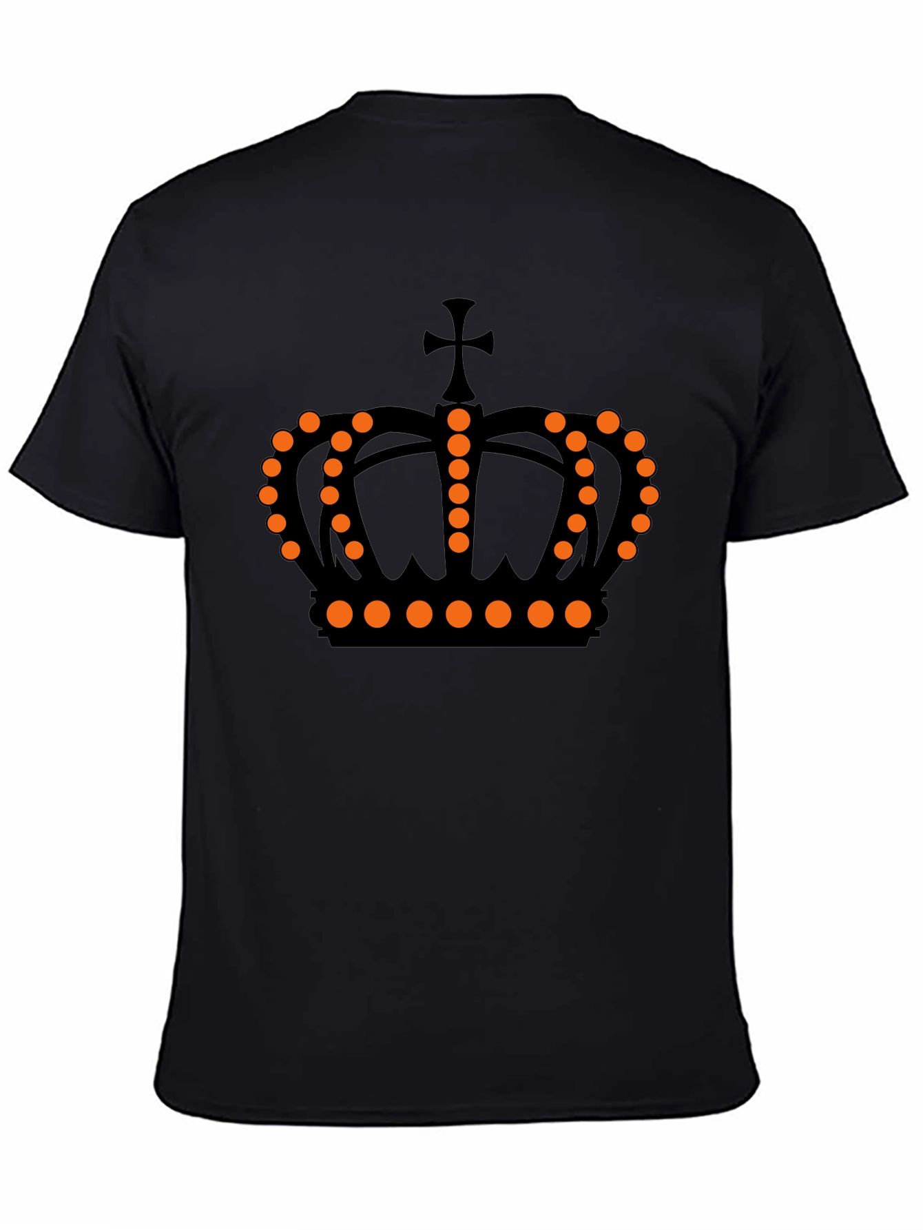 Crown Graphic Tee - Black Casual Shirt