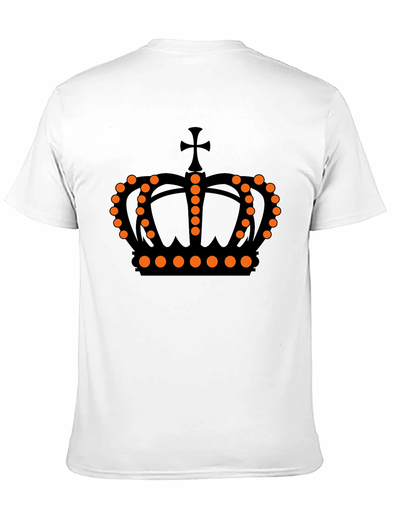 Crown Graphic Tee - Black Casual Shirt