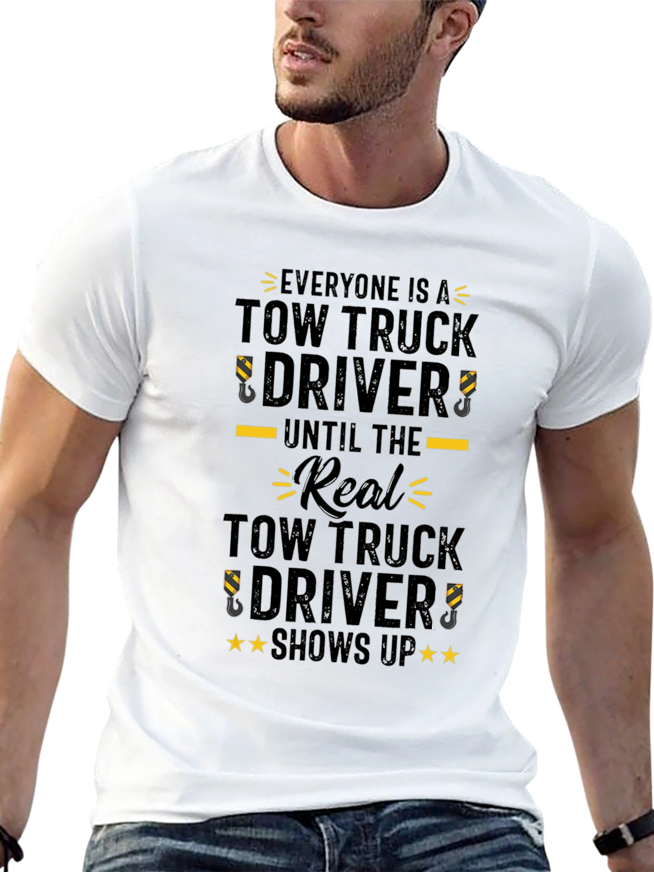 Tow Truck Driver Graphic T-Shirt