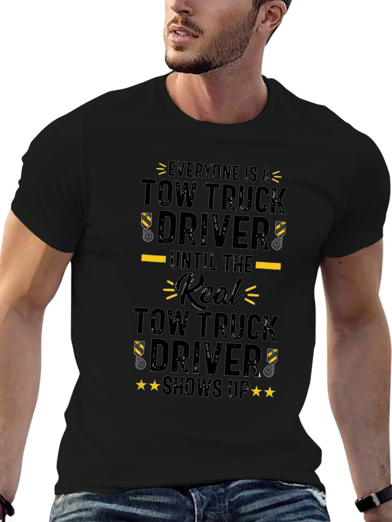 Tow Truck Driver Graphic T-Shirt