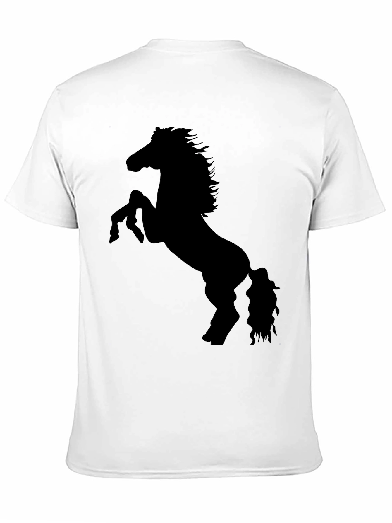 Black Horse Silhouette Graphic Tee - Unisex