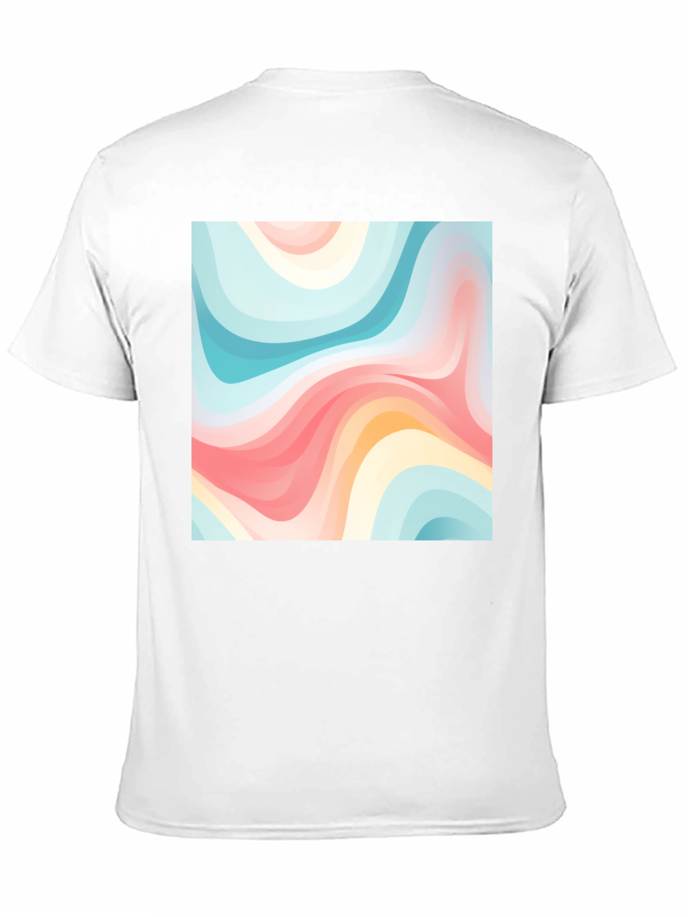 Retro Wave Tee - Abstract Graphic Print