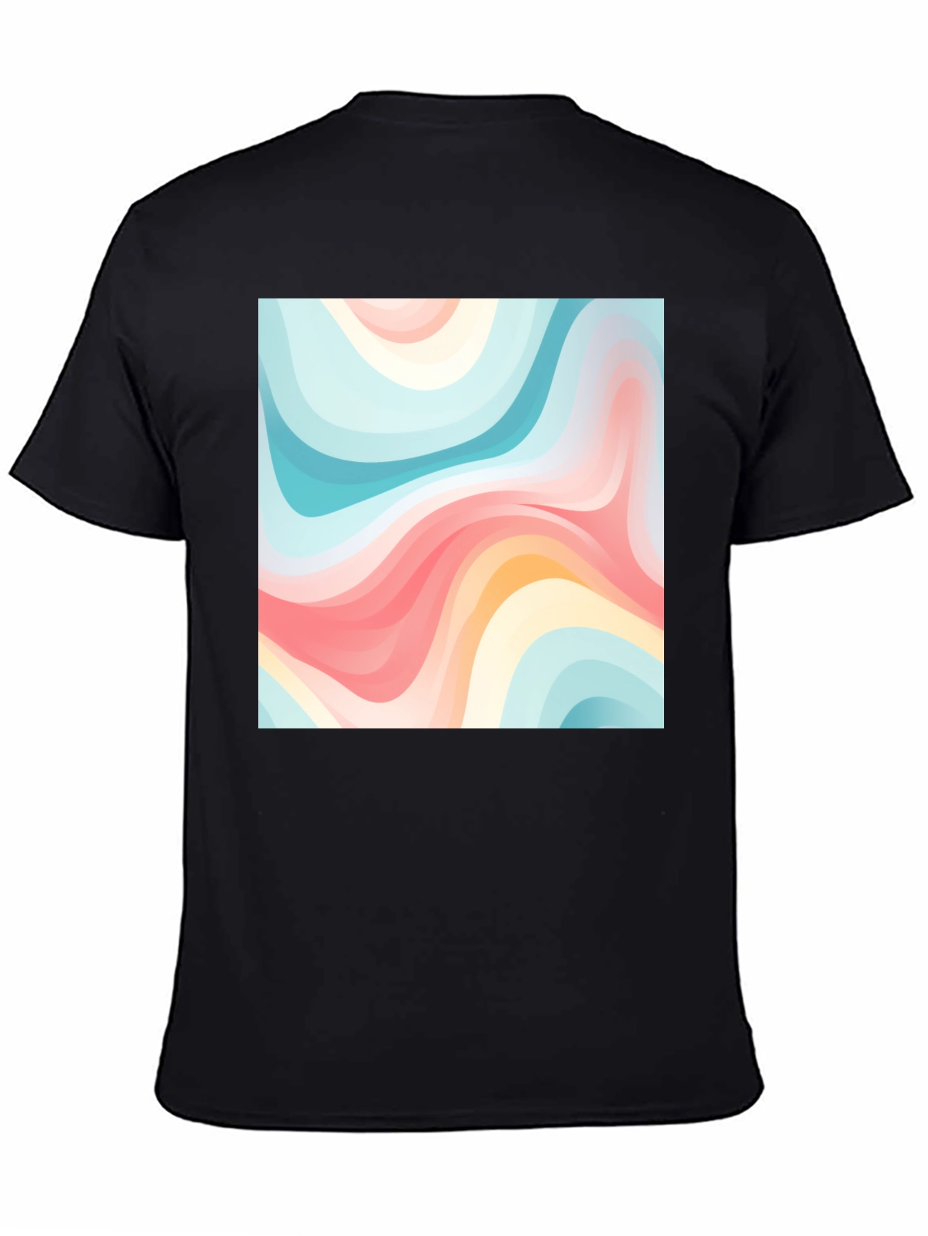 Retro Wave Tee - Abstract Graphic Print