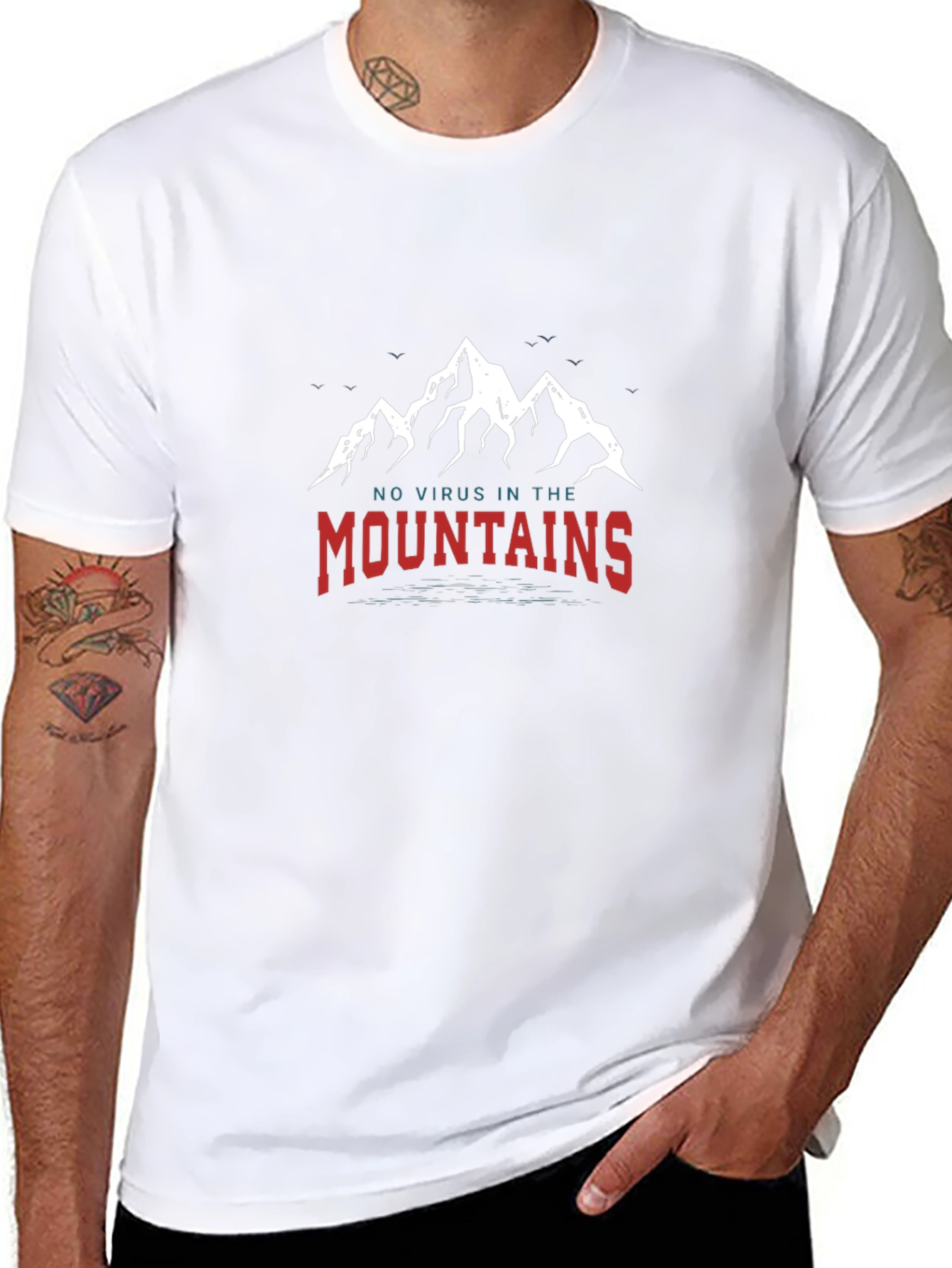 No Virus In The Mountains Graphic Tee