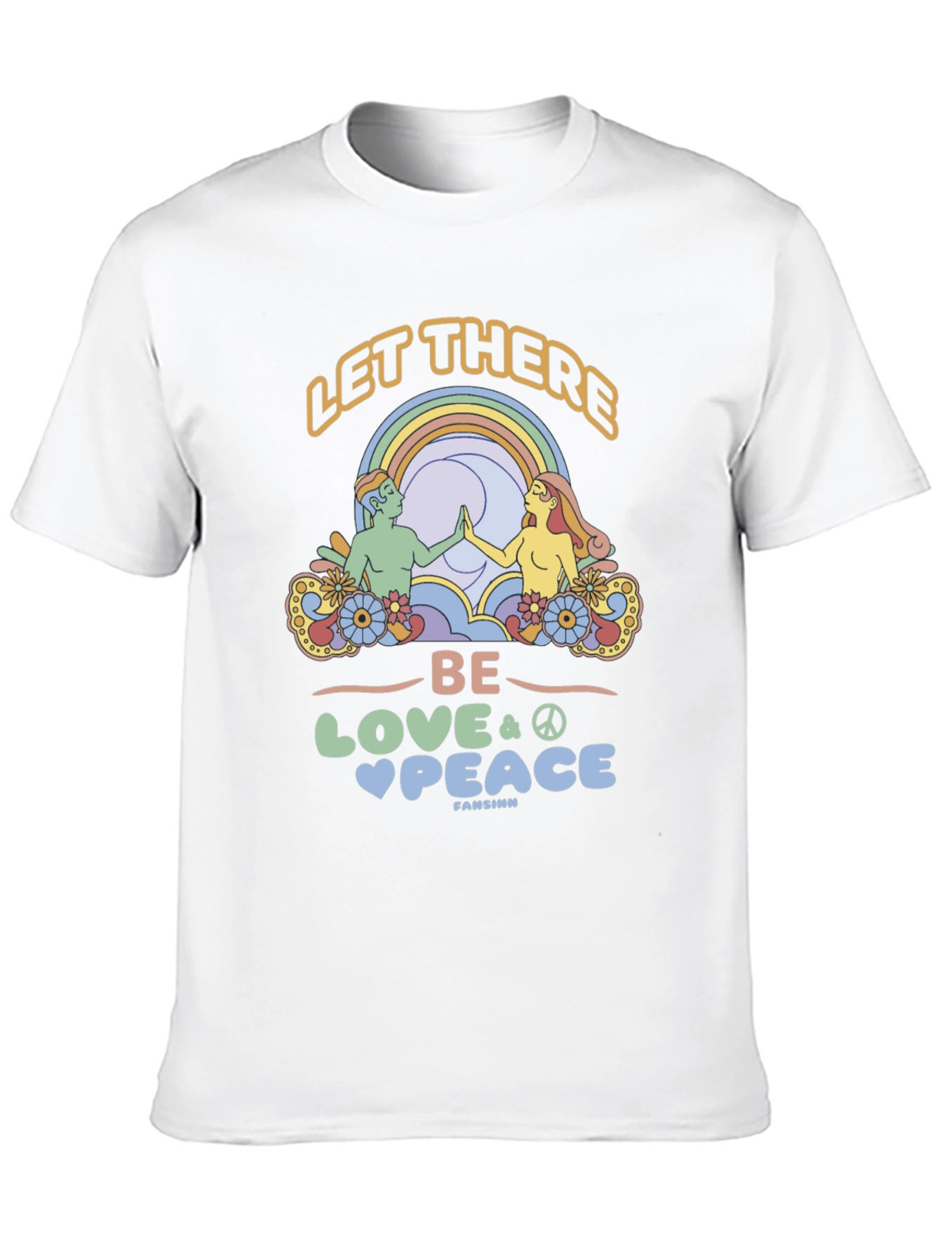 Retro Let There Be Love Graphic Tee