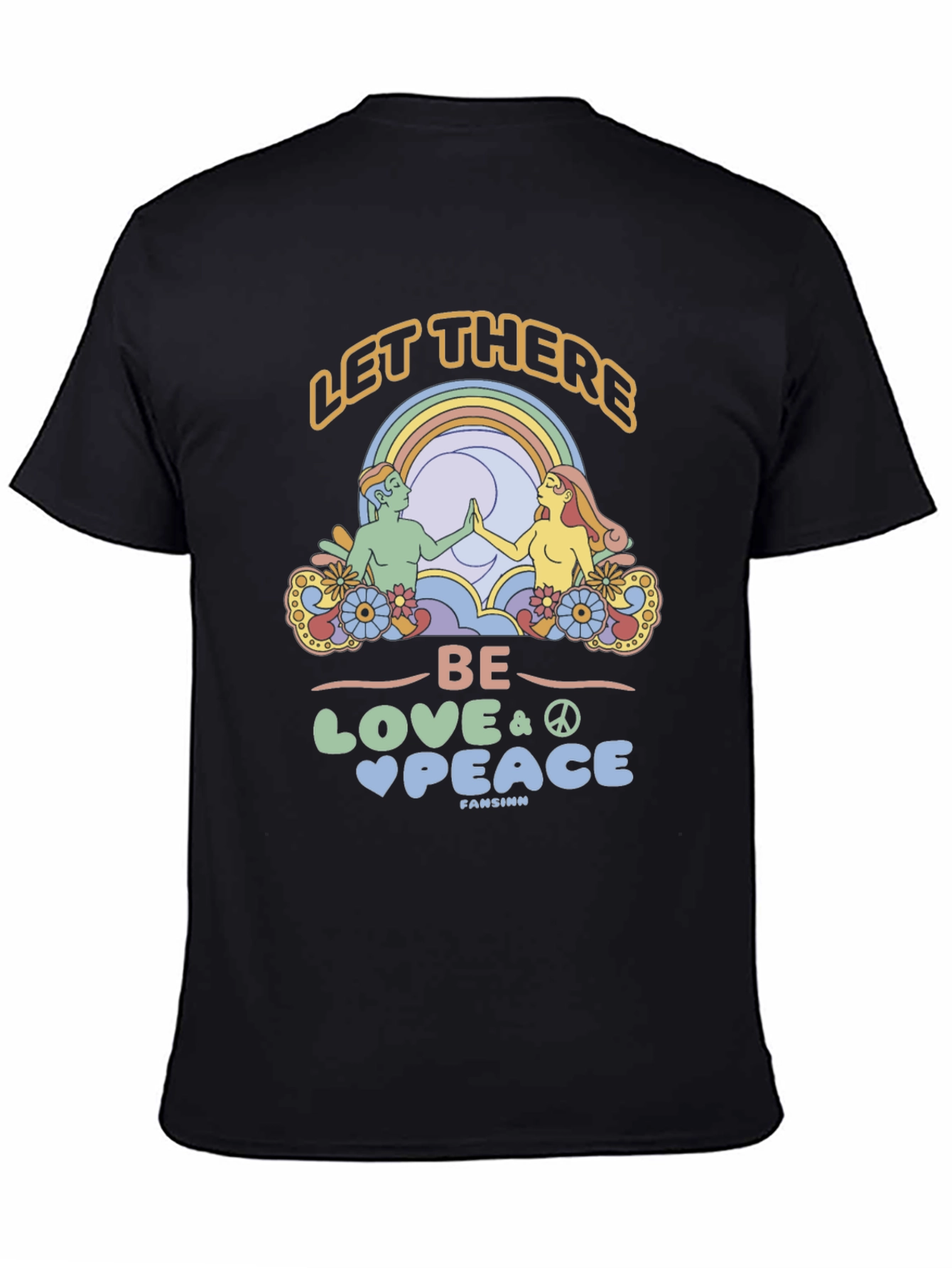 Retro Let There Be Love Graphic Tee
