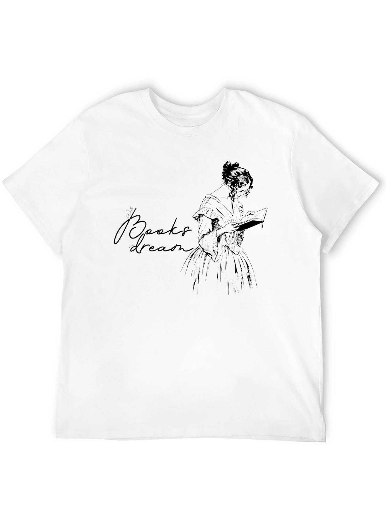 Books & Dreams T-Shirt - Literary Apparel