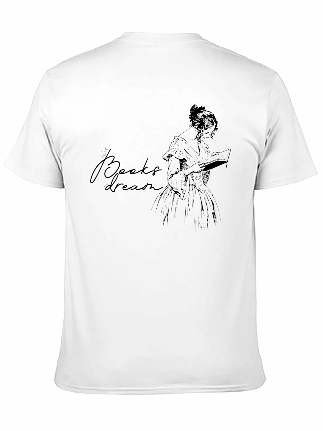 Books & Dreams T-Shirt - Literary Apparel