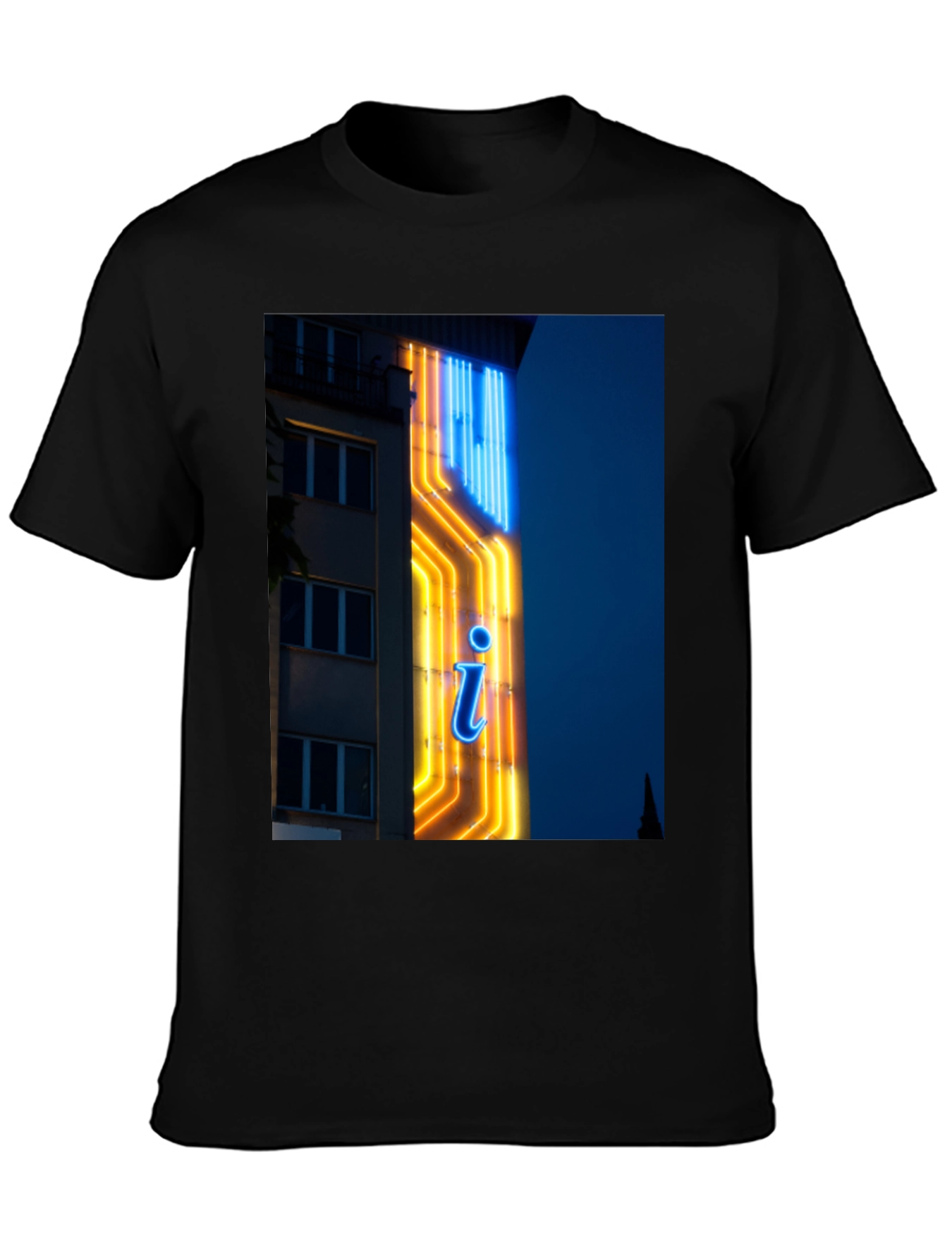 Neon Sign Graphic T-Shirt