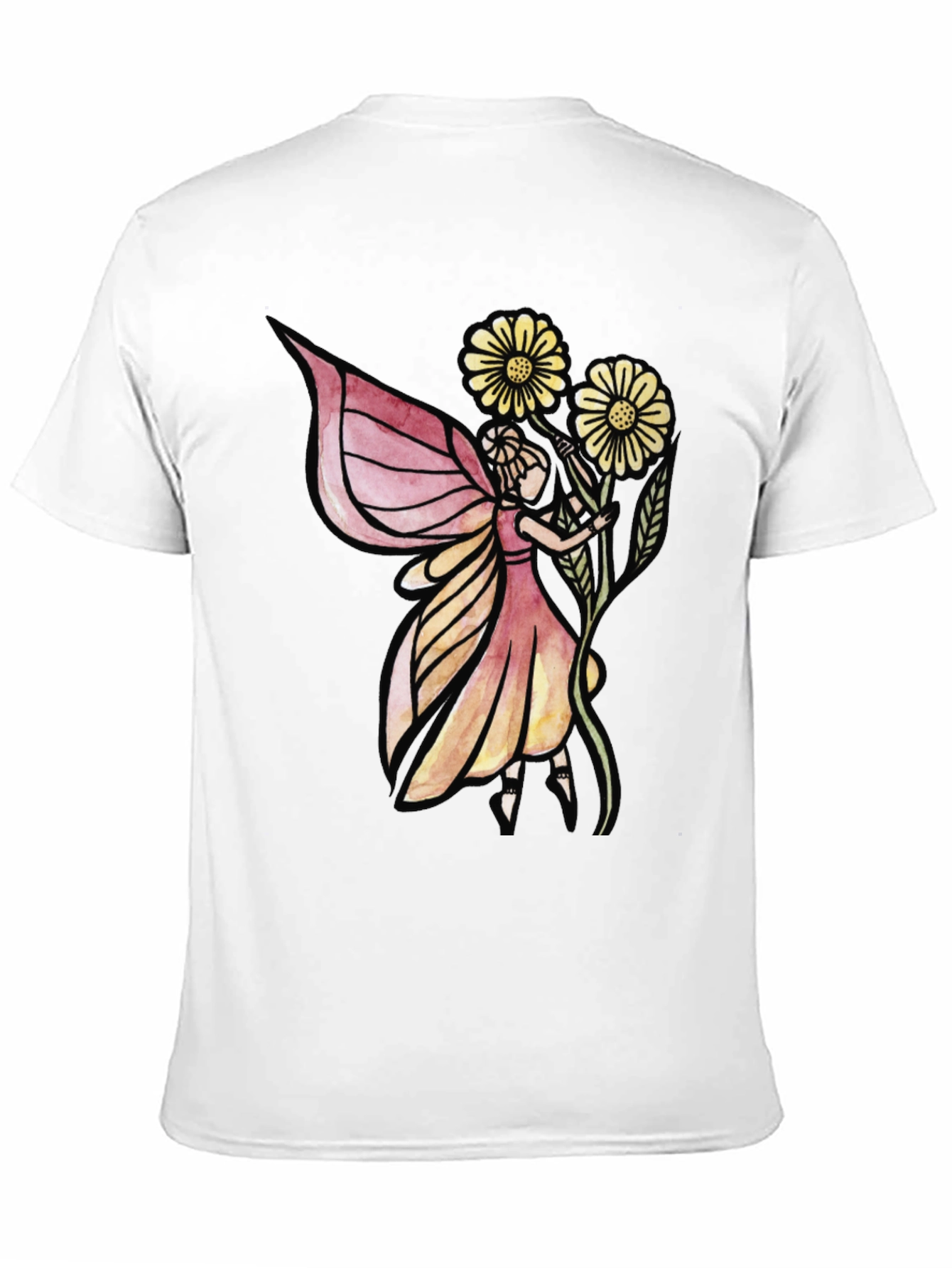 Fairy Graphic Black T-Shirt