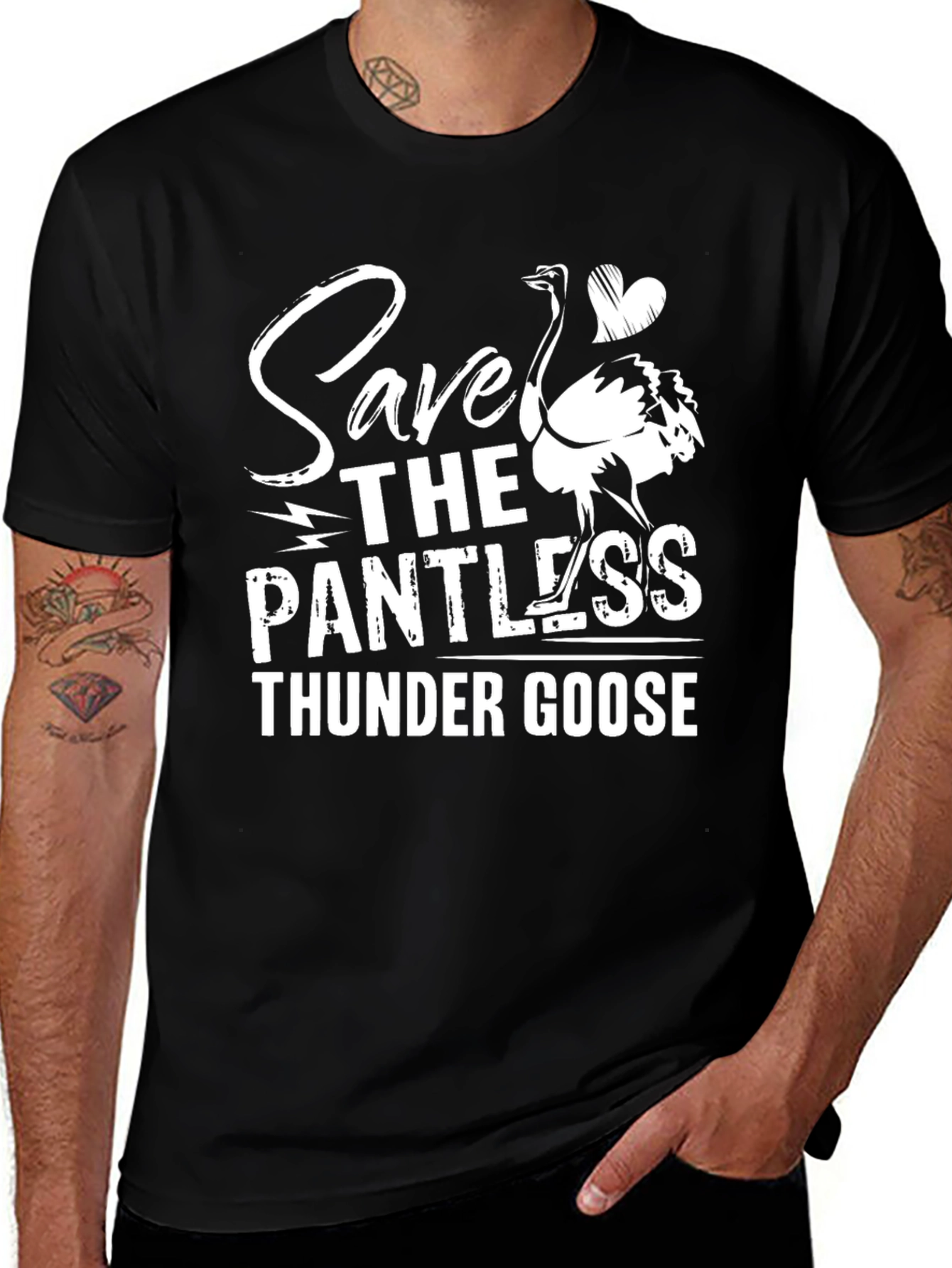 Save The Pantless Thunder Goose T-Shirt