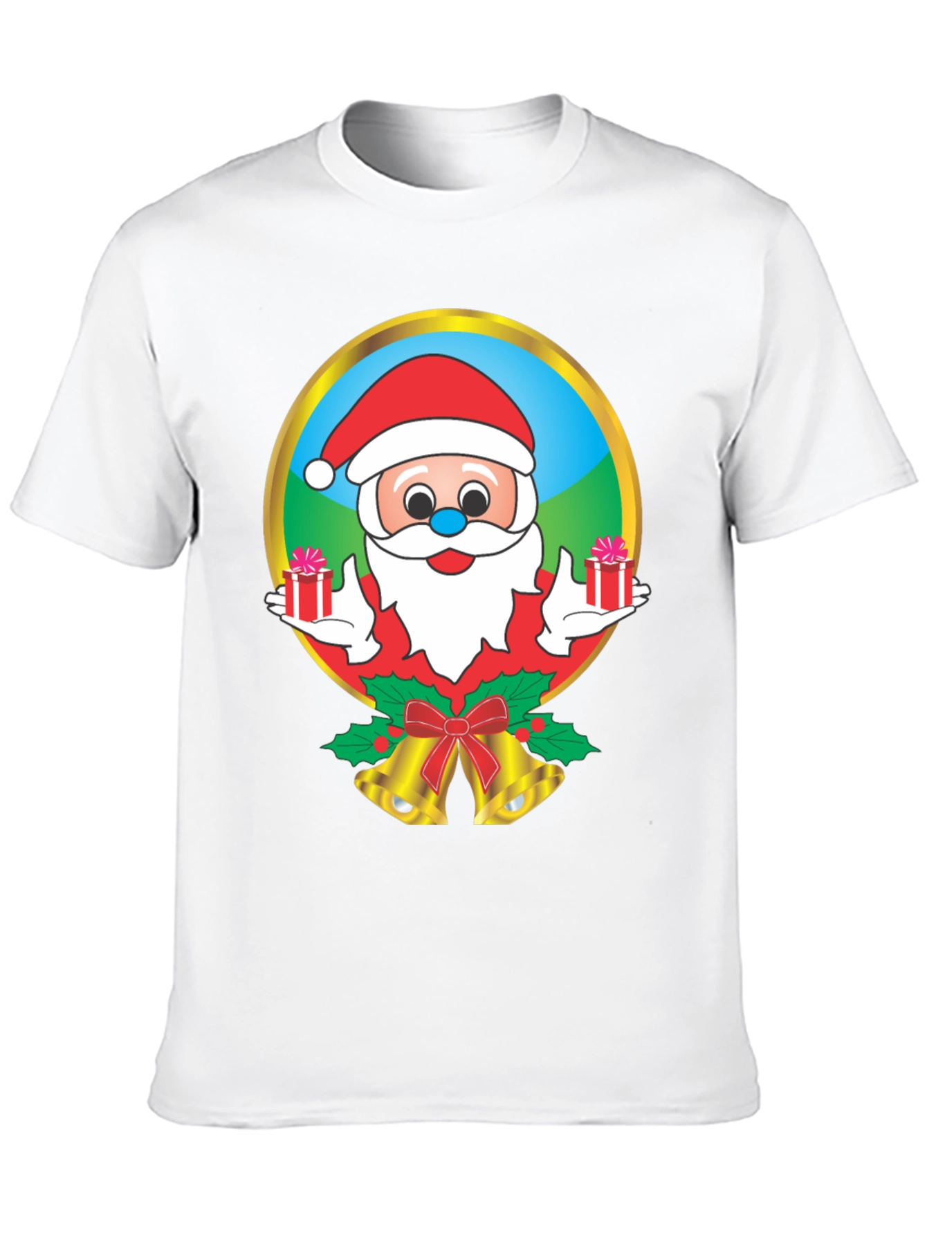 Festive Santa Graphic Tee