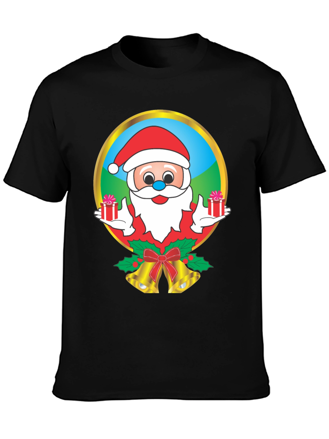 Festive Santa Graphic Tee
