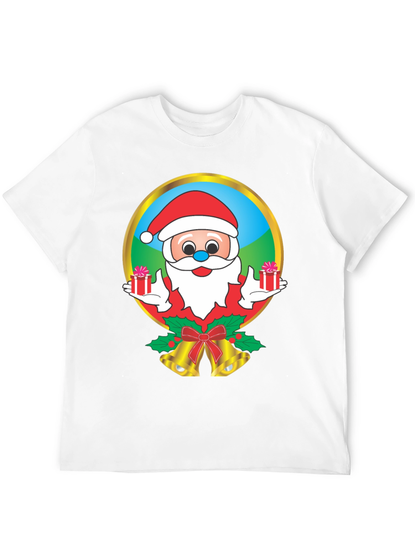 Festive Santa Graphic Tee