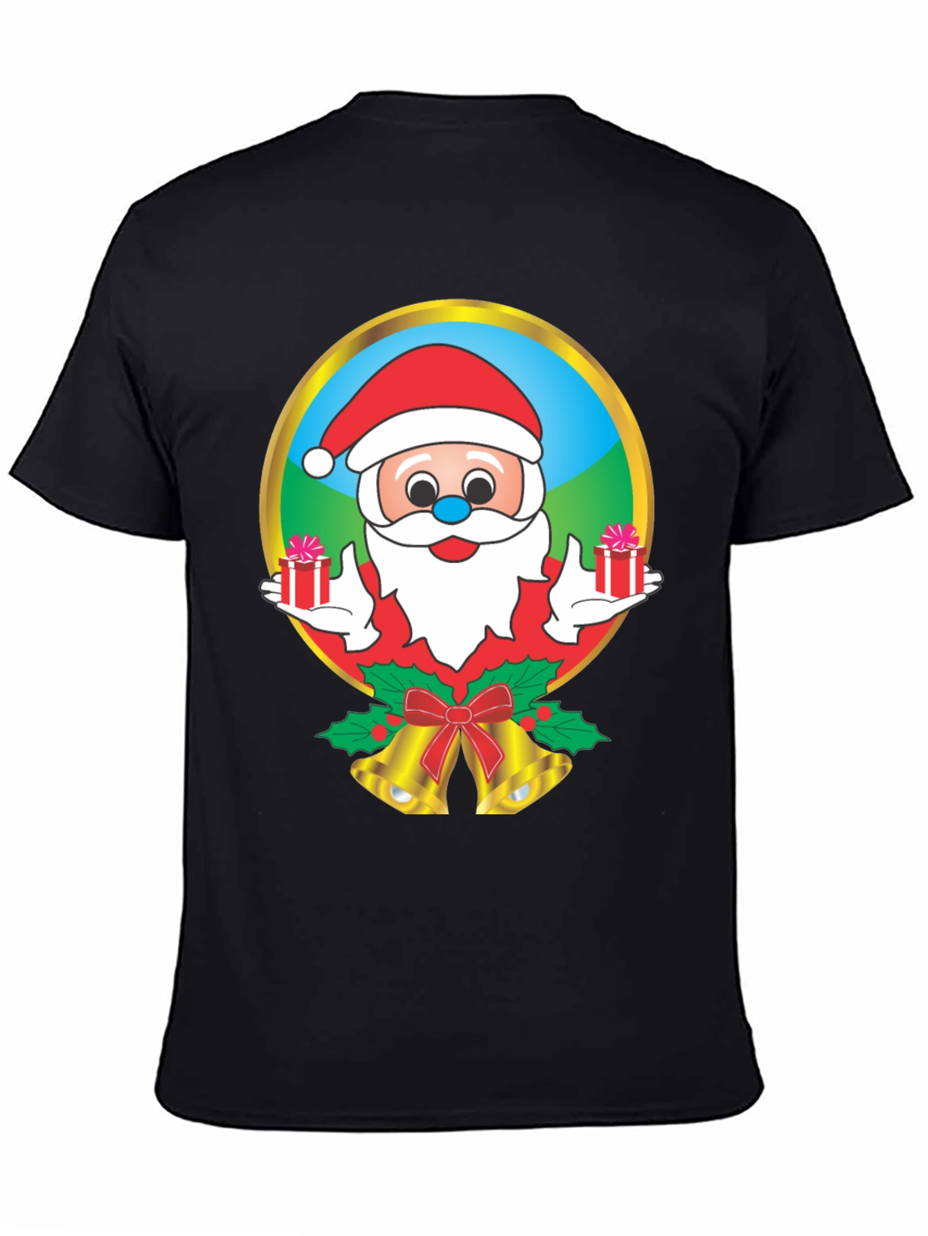 Festive Santa Graphic Tee