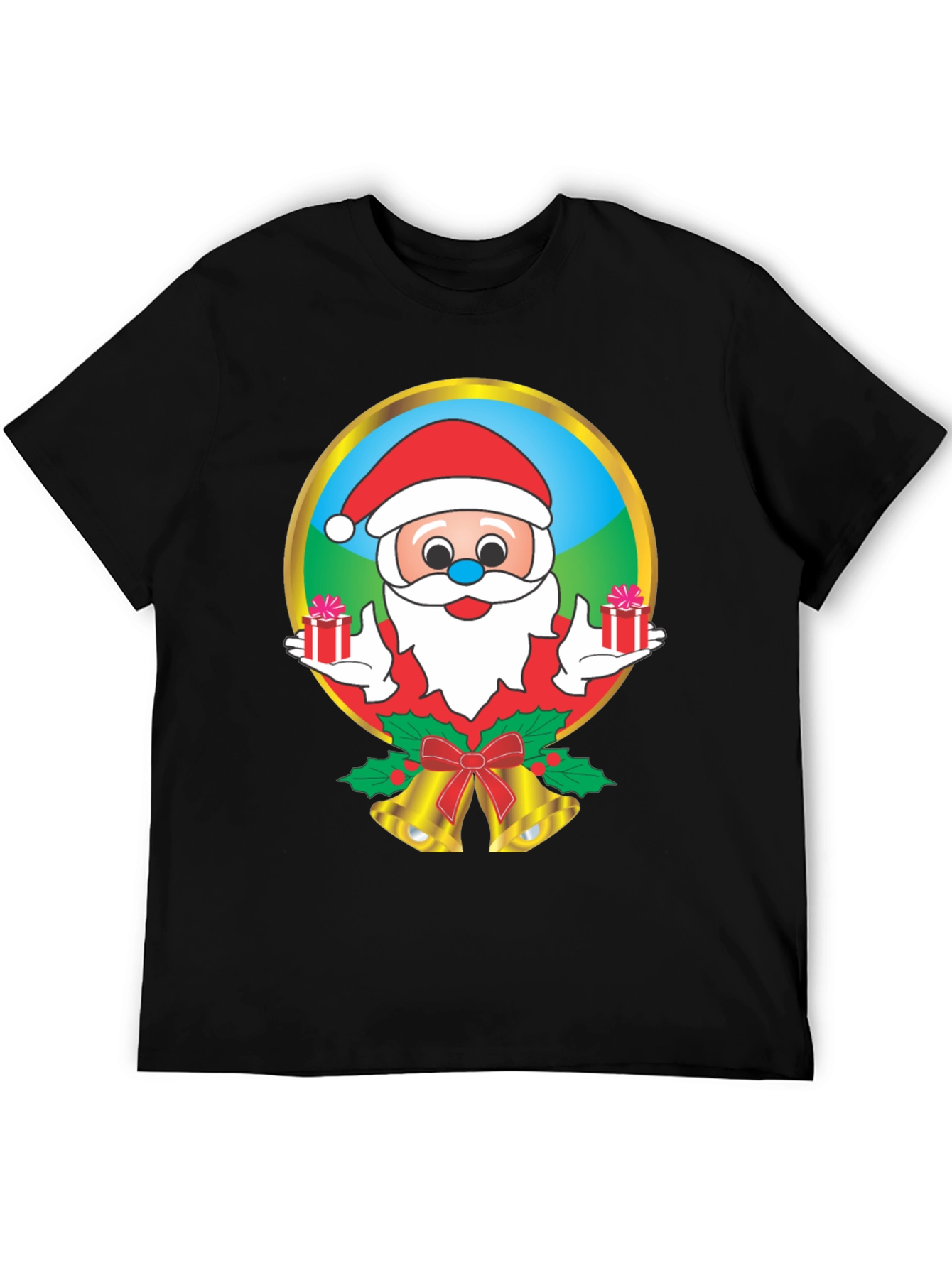 Festive Santa Graphic Tee