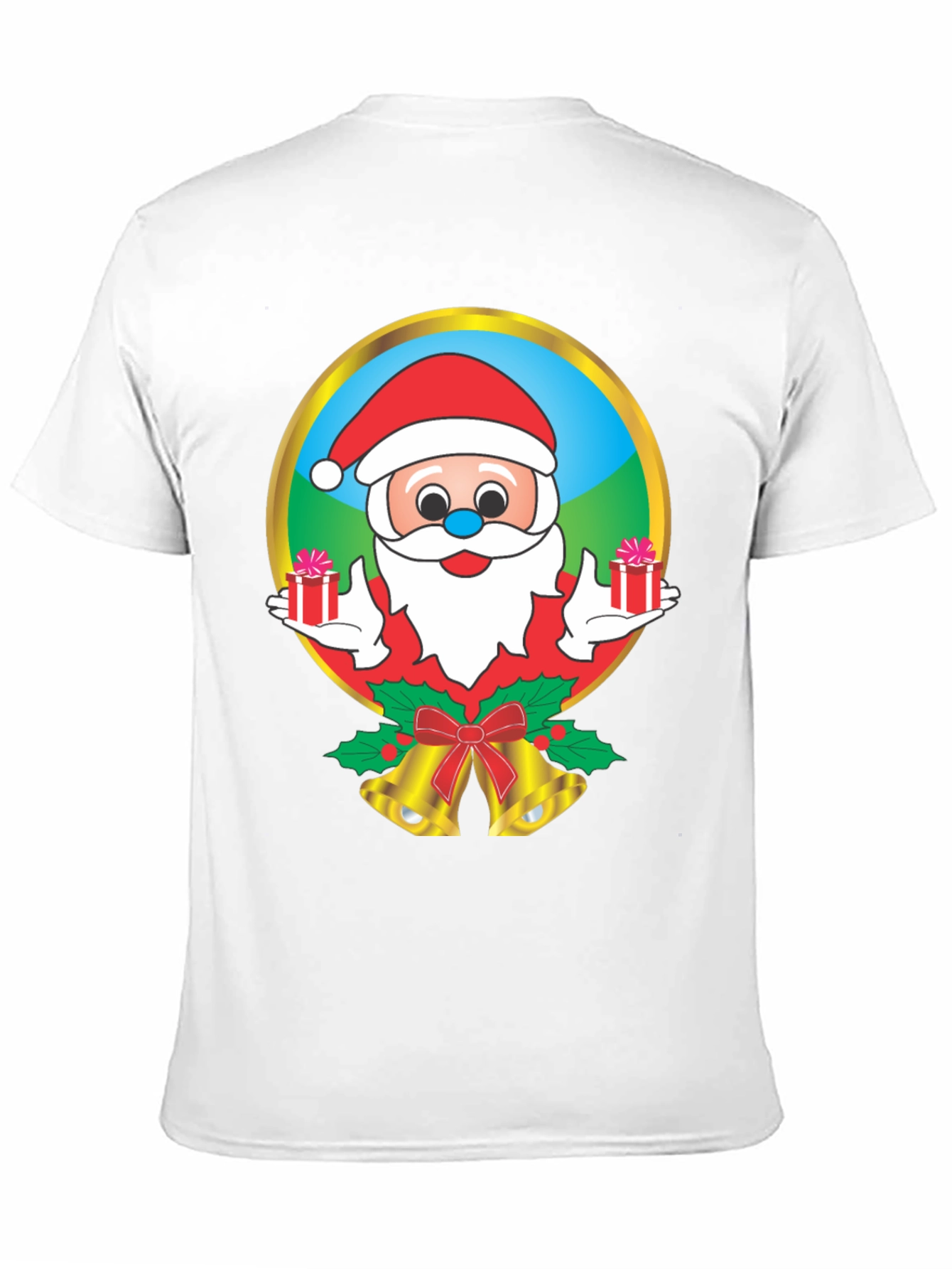 Festive Santa Graphic Tee
