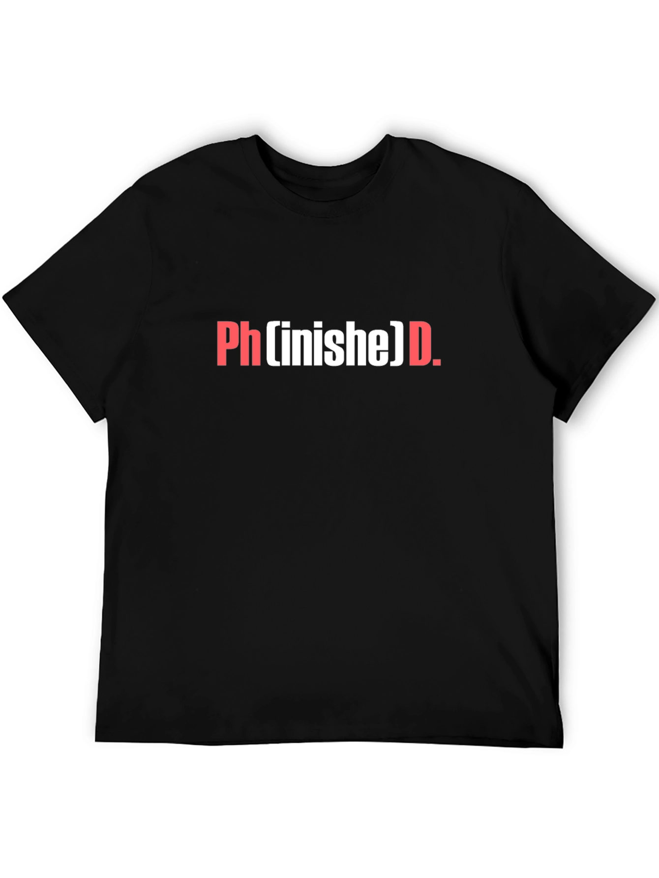 Phinished PhD T-Shirt - Black