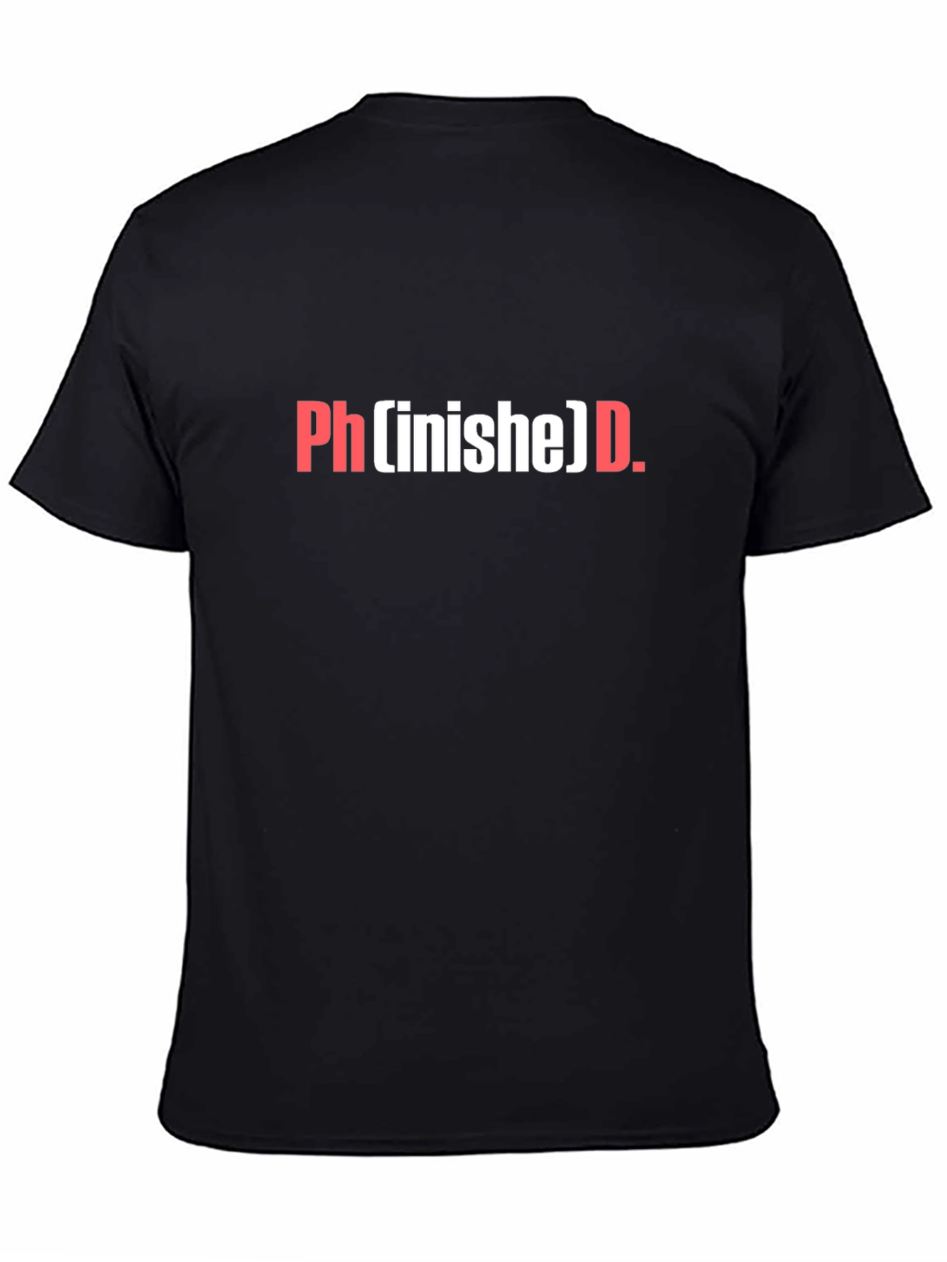 Phinished PhD T-Shirt - Black