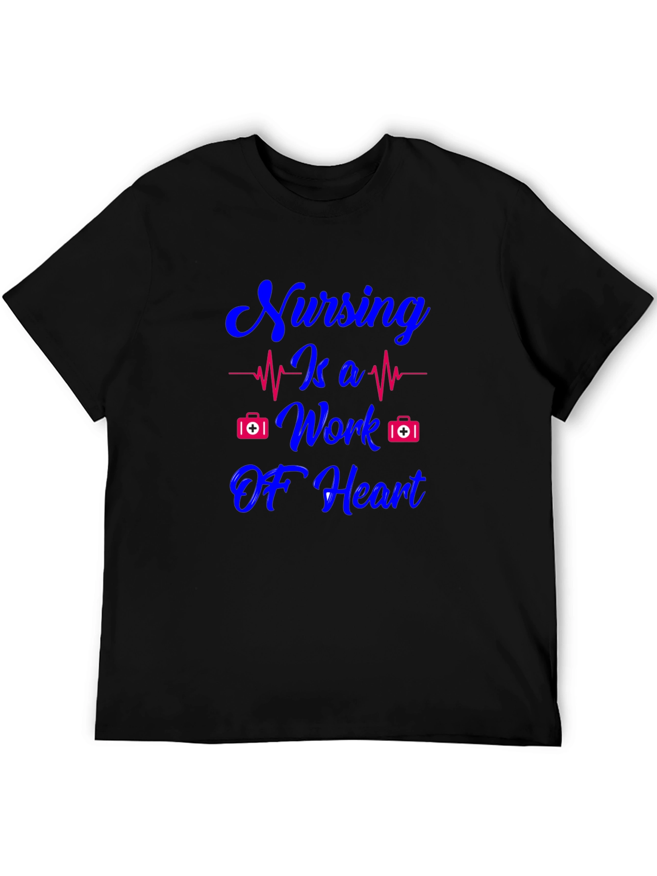 Nursing Is A Work Of Heart T-Shirt