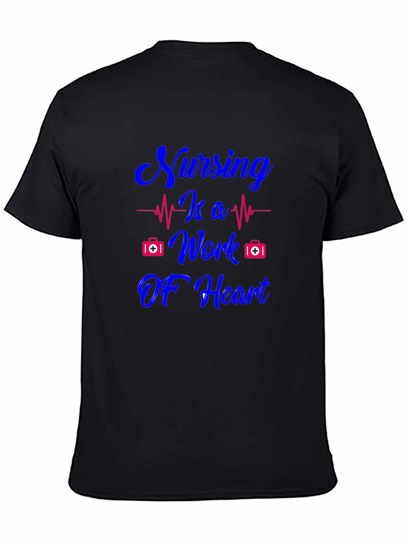Nursing Is A Work Of Heart T-Shirt