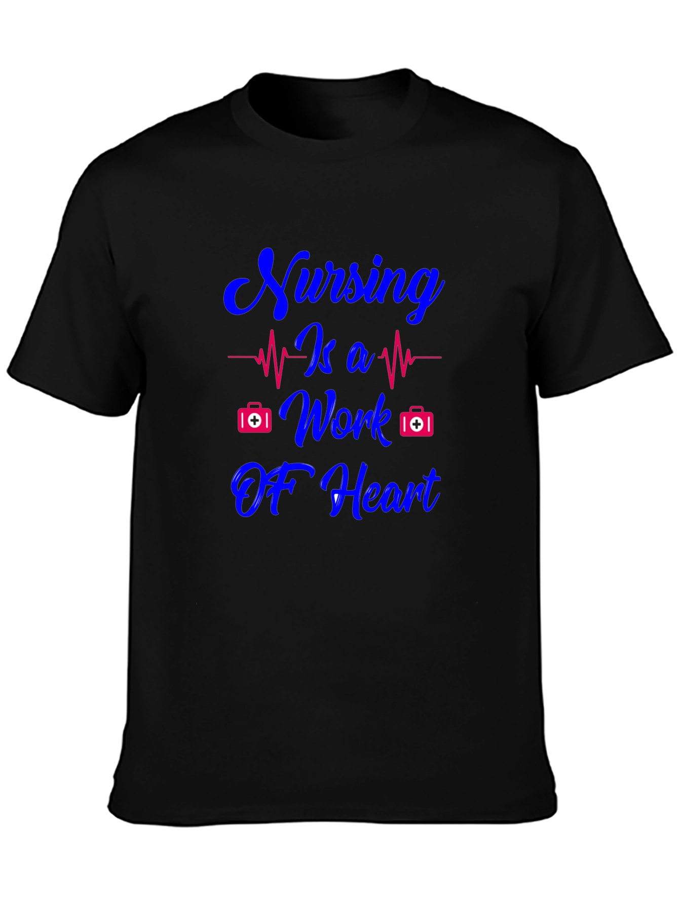 Nursing Is A Work Of Heart T-Shirt