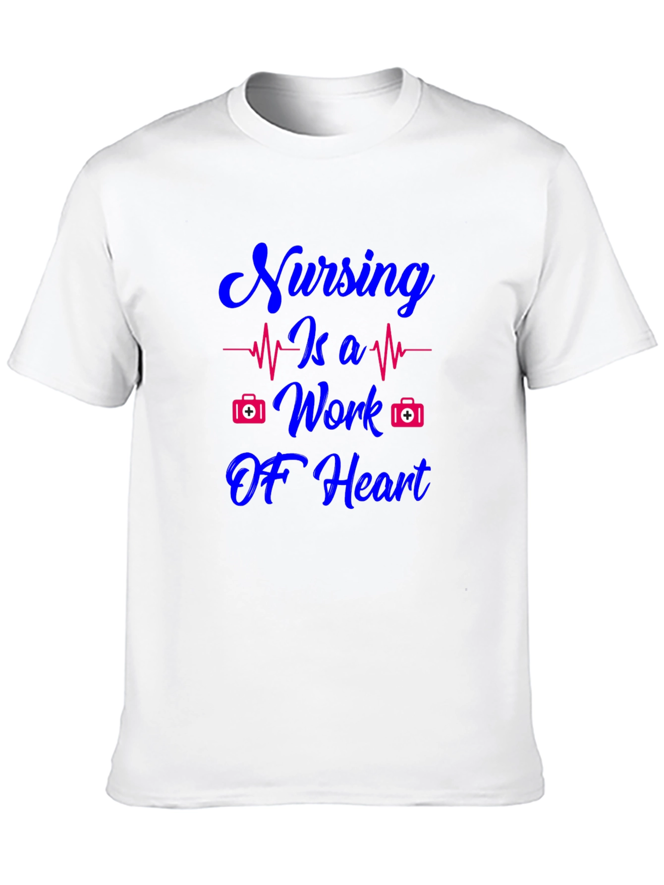 Nursing Is A Work Of Heart T-Shirt