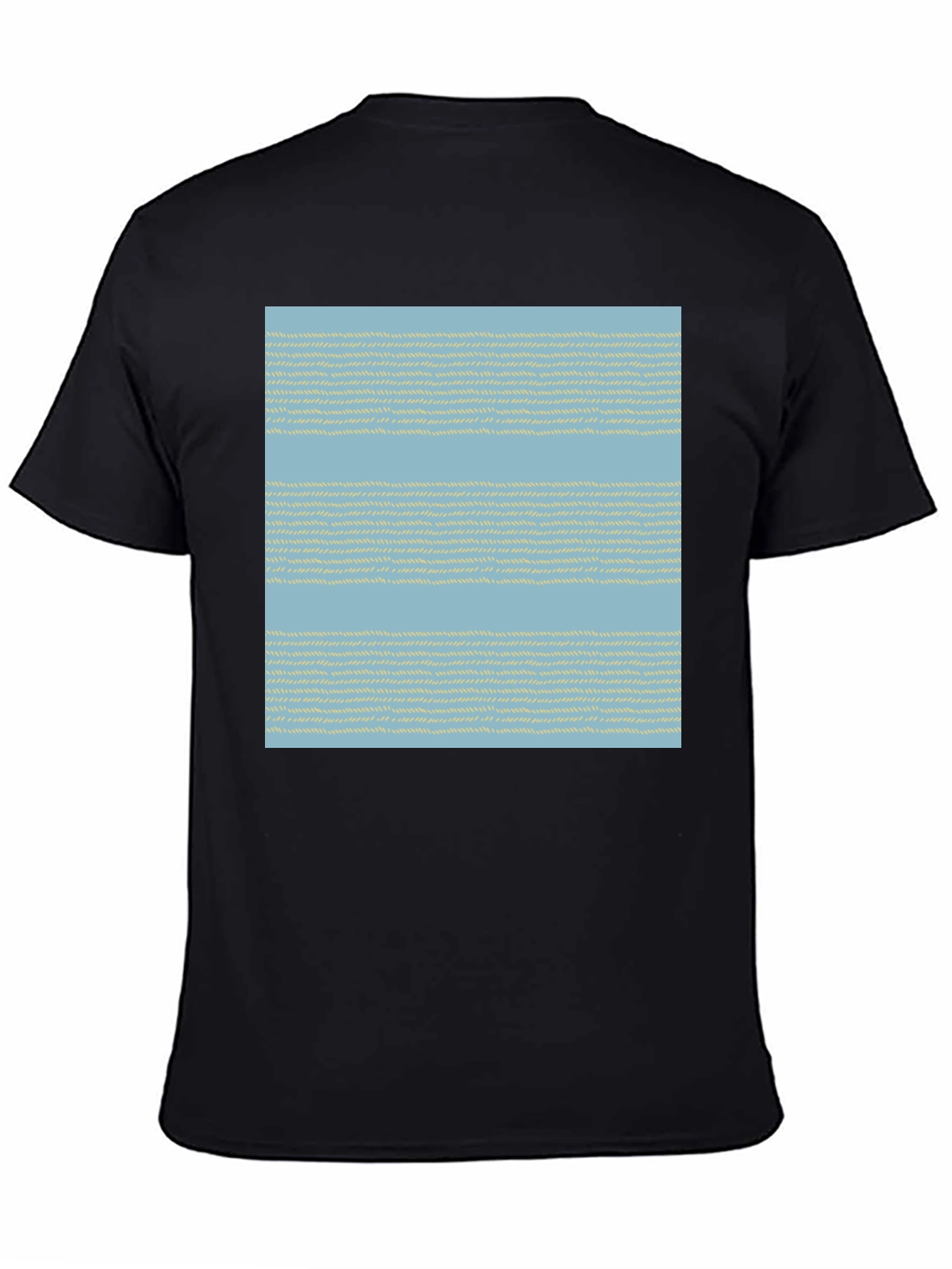 Striped Woven Pattern Tee