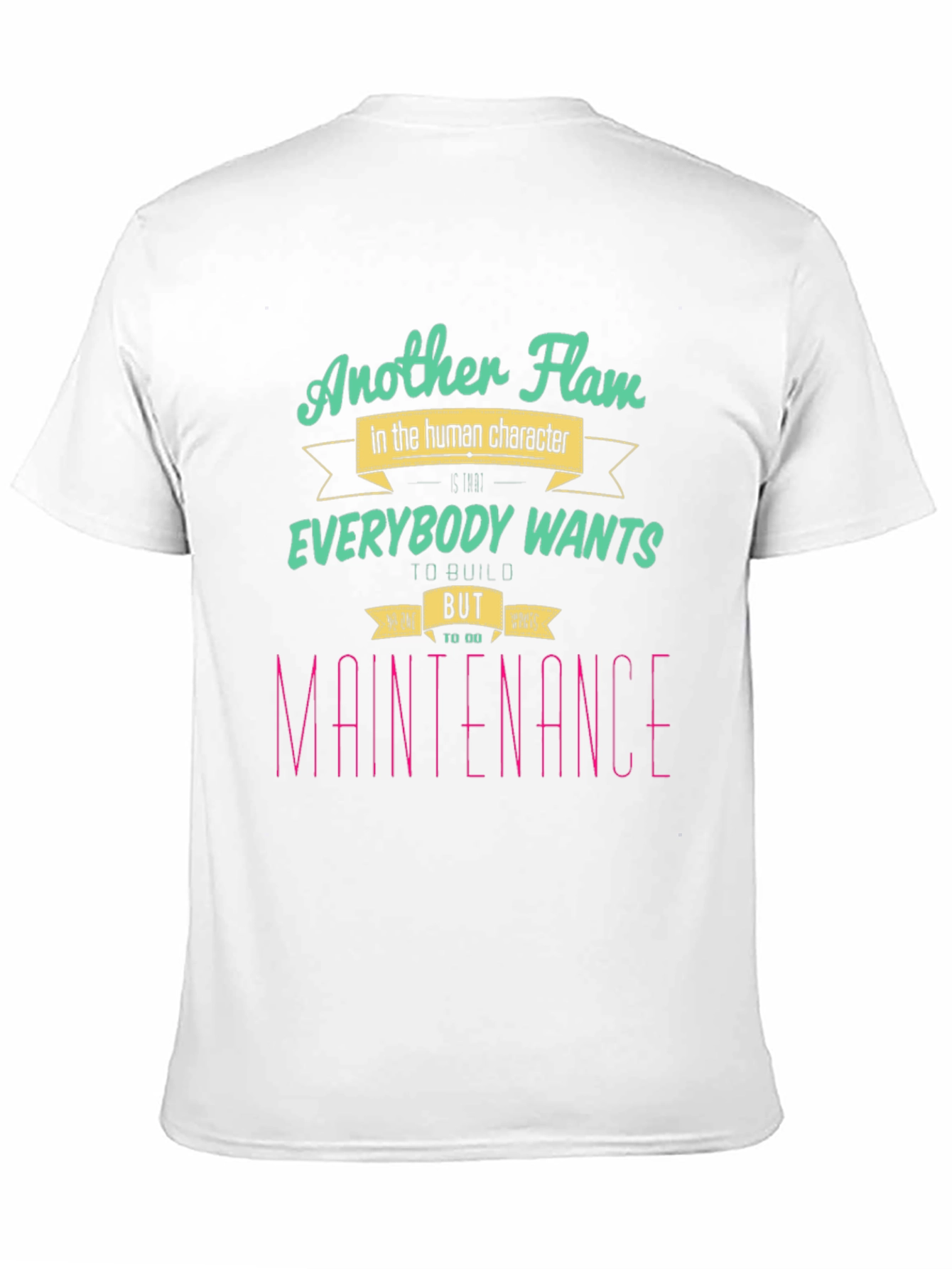 Another Flaw T-Shirt: Human Character Graphic Tee