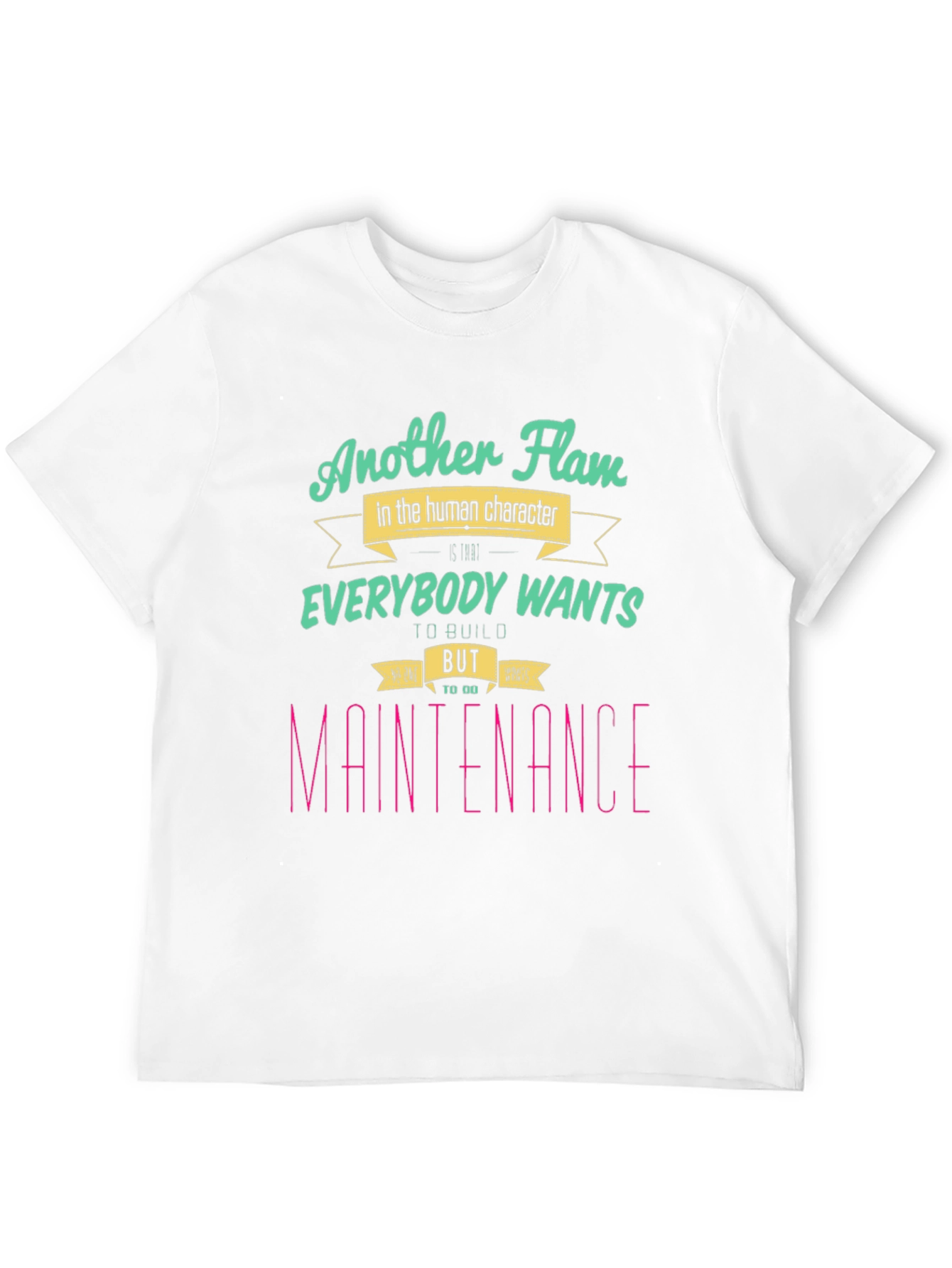 Another Flaw T-Shirt: Human Character Graphic Tee
