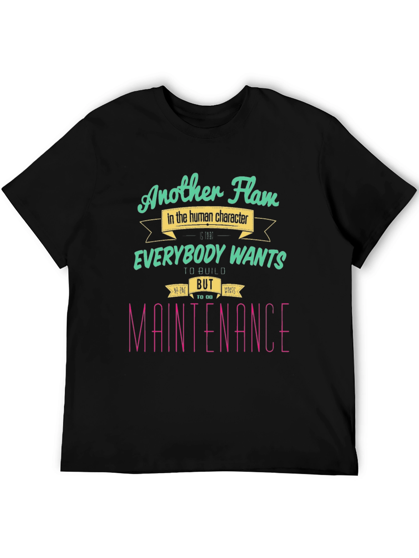 Another Flaw T-Shirt: Human Character Graphic Tee