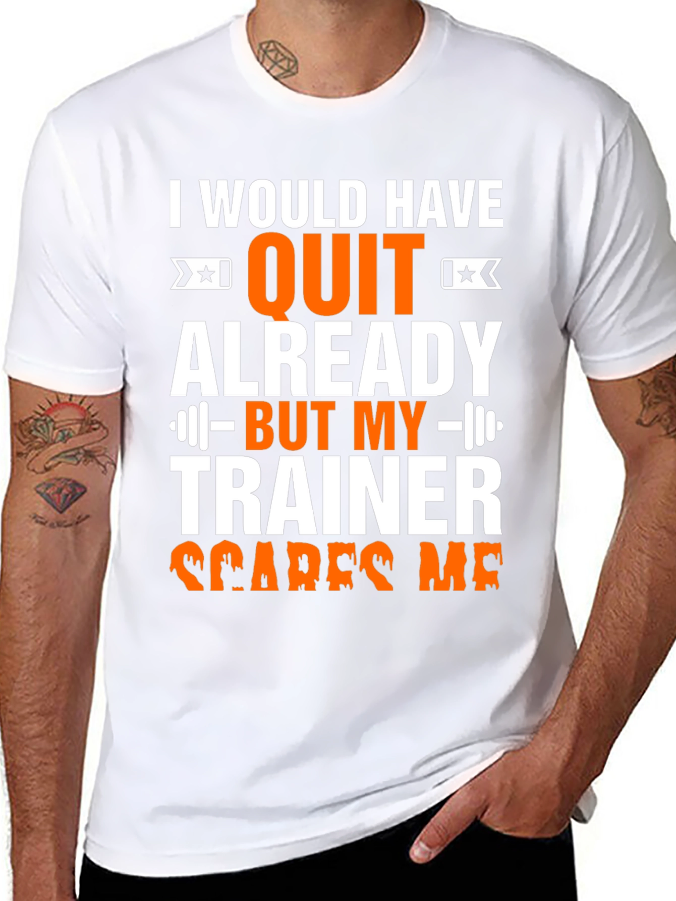 Funny Workout Trainer Graphic T-Shirt