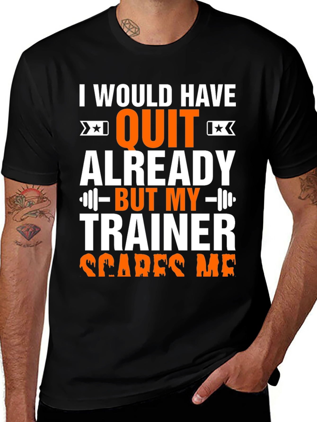 Funny Workout Trainer Graphic T-Shirt