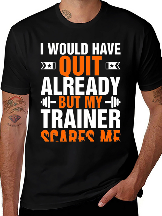 Funny Workout Trainer Graphic T-Shirt