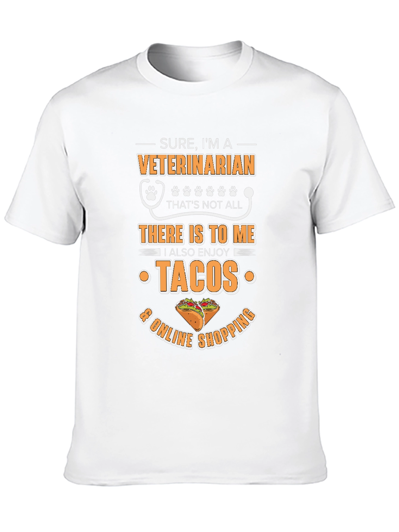 Veterinarian Taco & Online Shopping T-Shirt