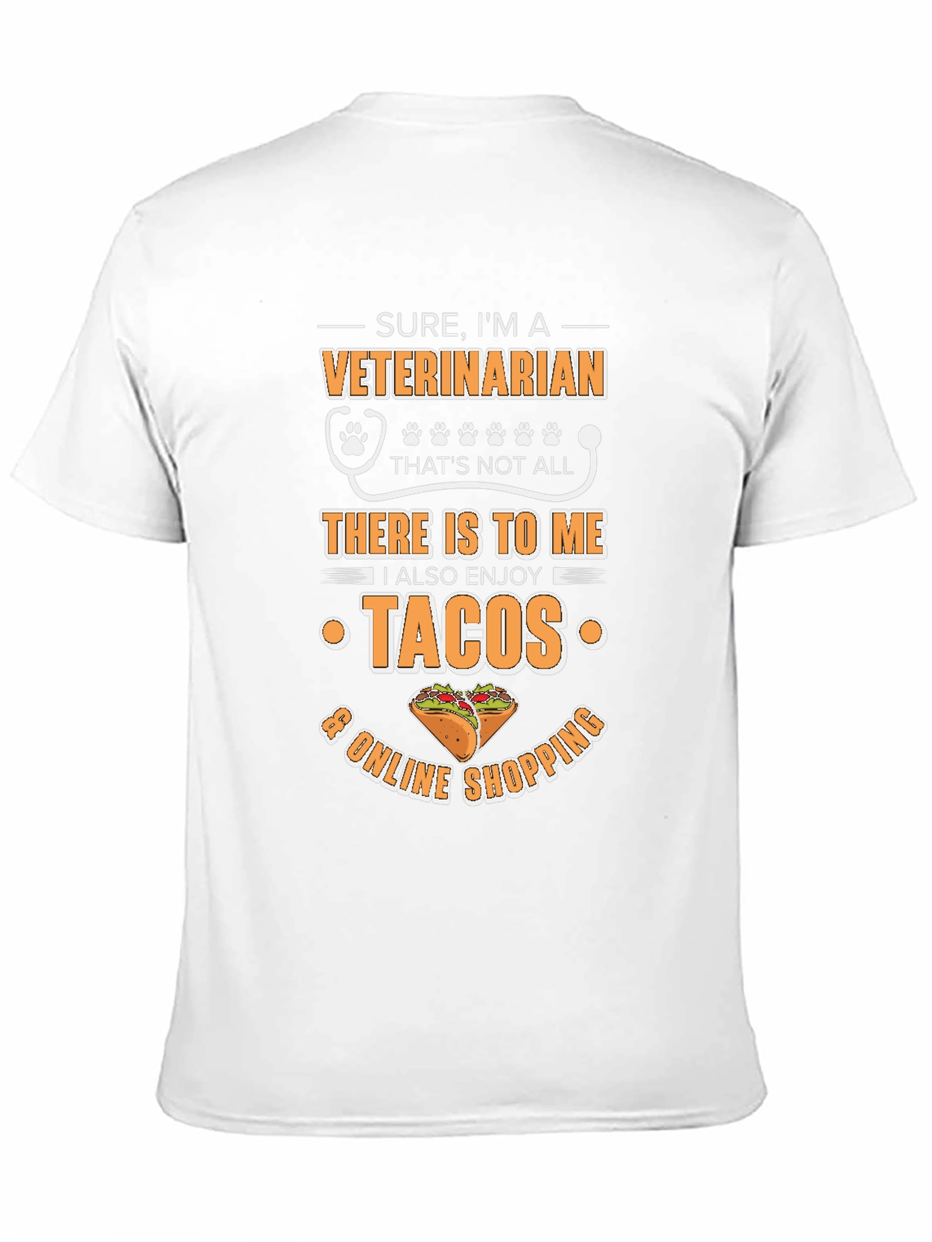 Veterinarian Taco & Online Shopping T-Shirt