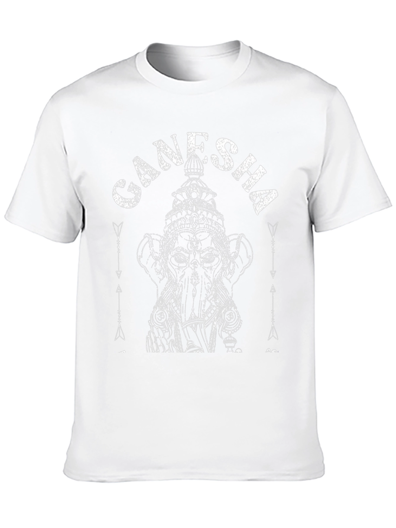 Ganesha Graphic Print Black T-Shirt