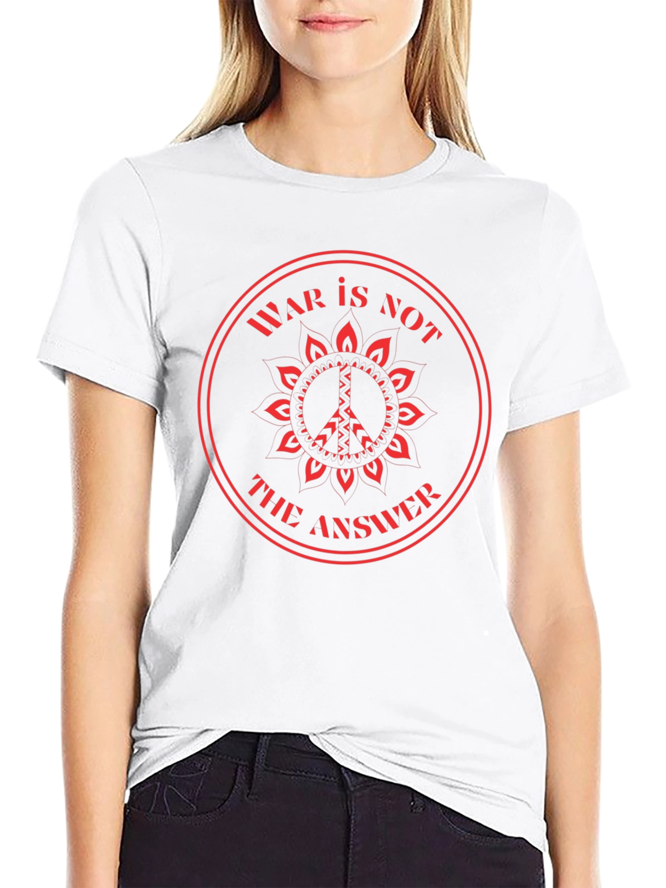 War is Not the Answer Graphic Tee