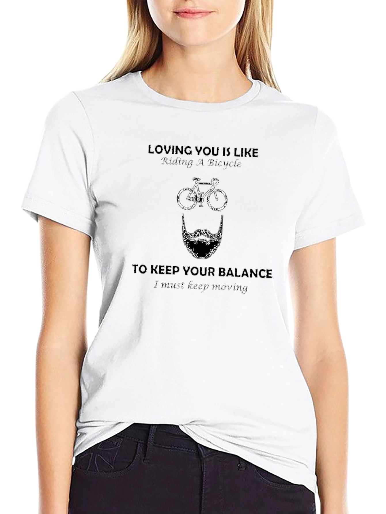 Riding A Bicycle Graphic T-Shirt - Unisex