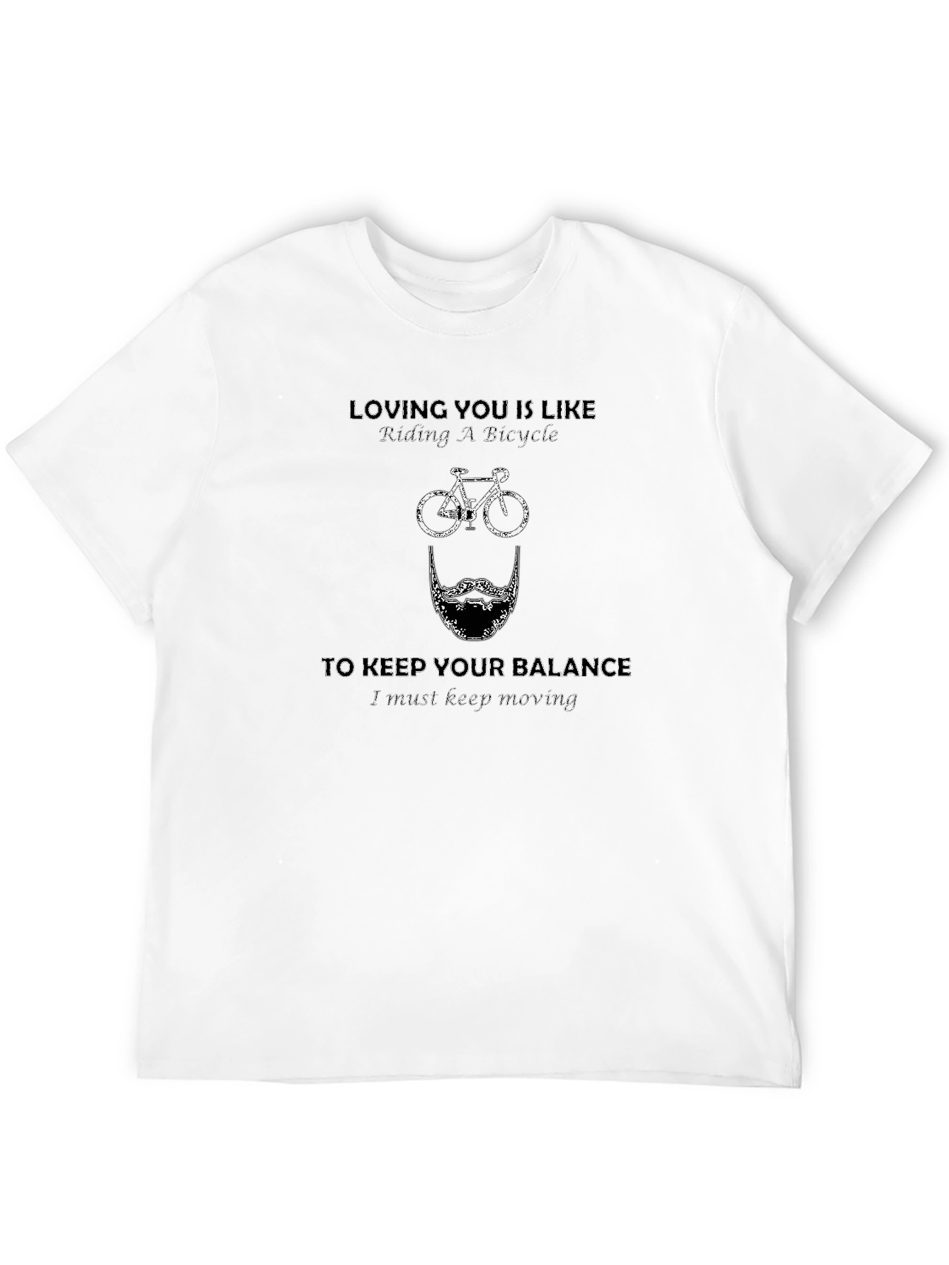 Riding A Bicycle Graphic T-Shirt - Unisex