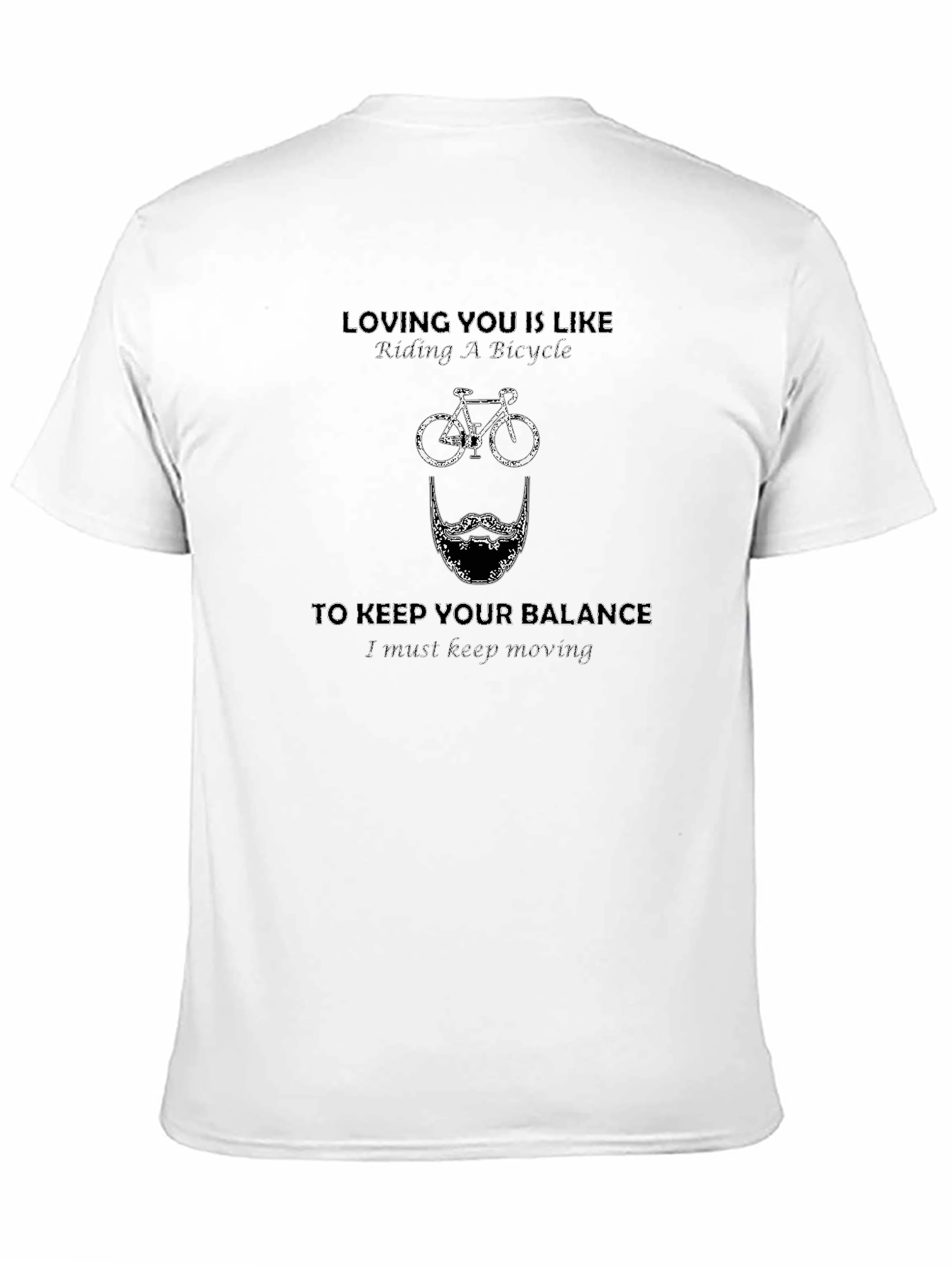 Riding A Bicycle Graphic T-Shirt - Unisex